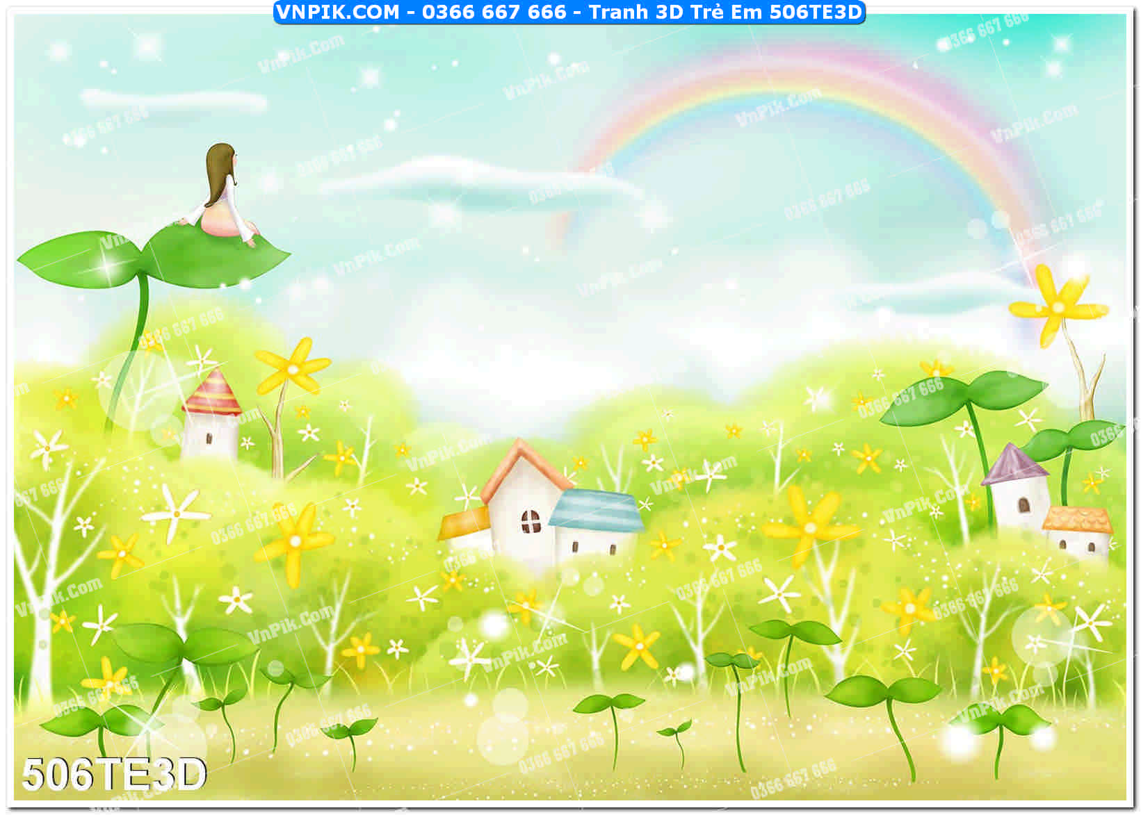 Tranh 3D Trẻ Em 506TE3D