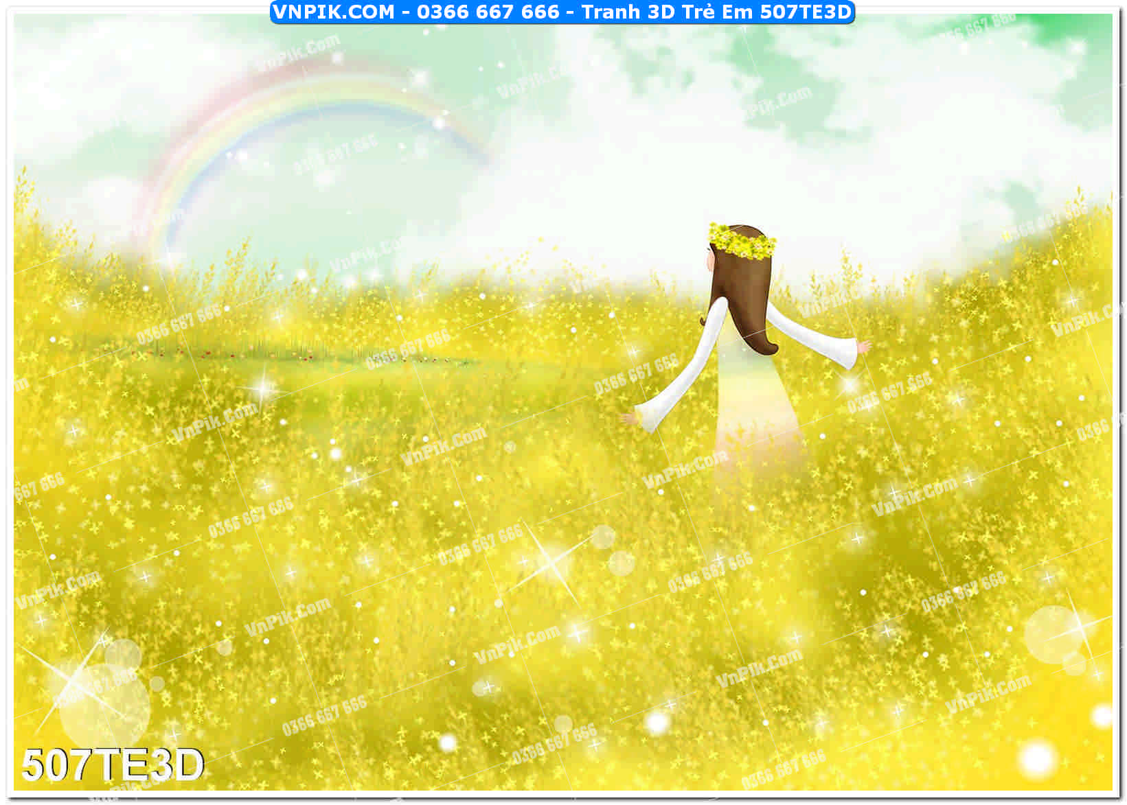 Tranh 3D Trẻ Em 507TE3D