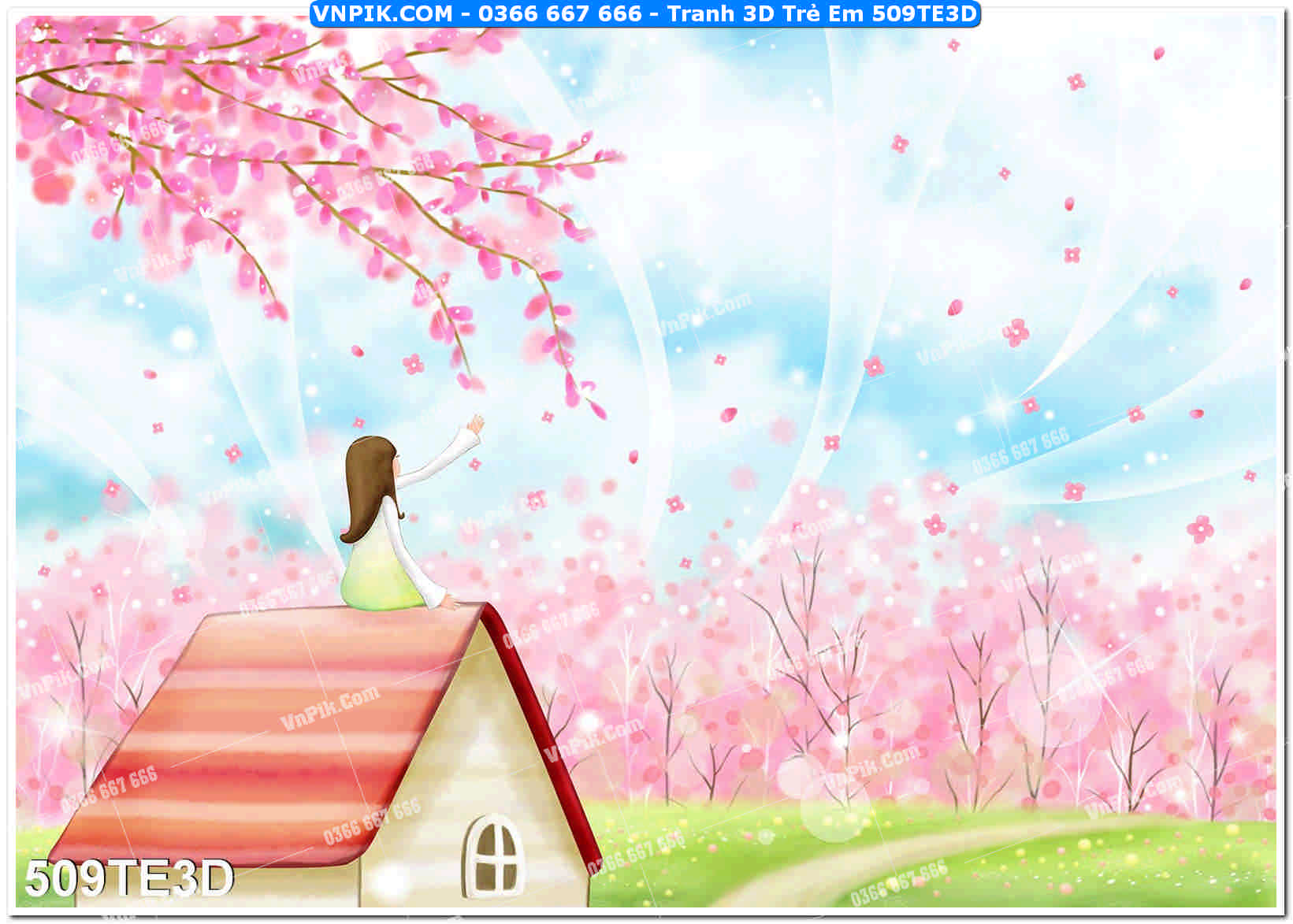 Tranh 3D Trẻ Em 509TE3D