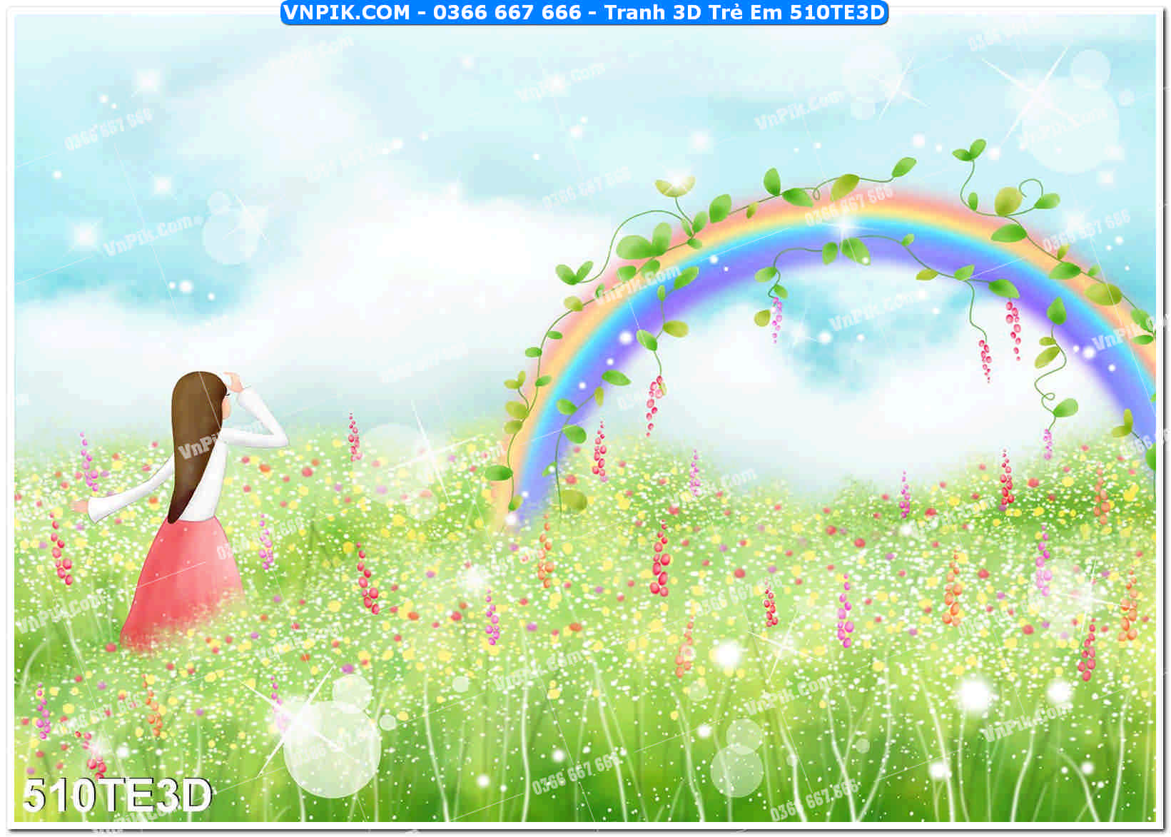 Tranh 3D Trẻ Em 510TE3D