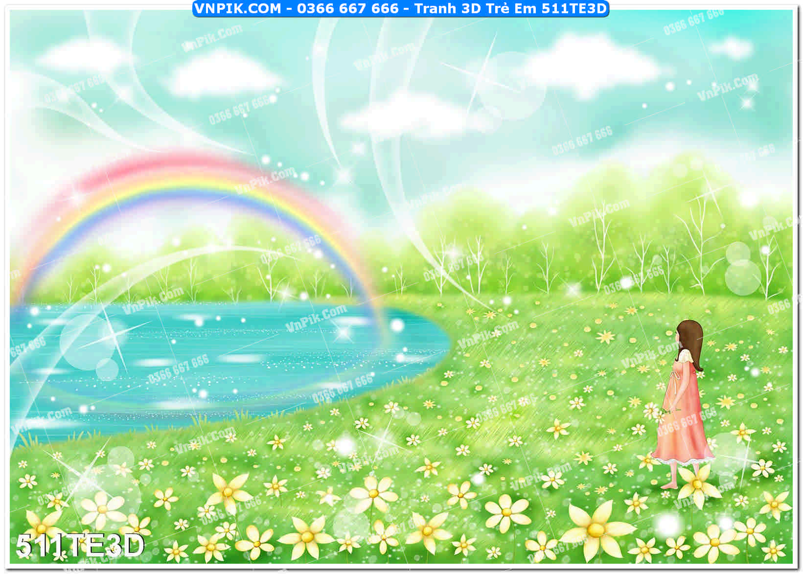Tranh 3D Trẻ Em 511TE3D
