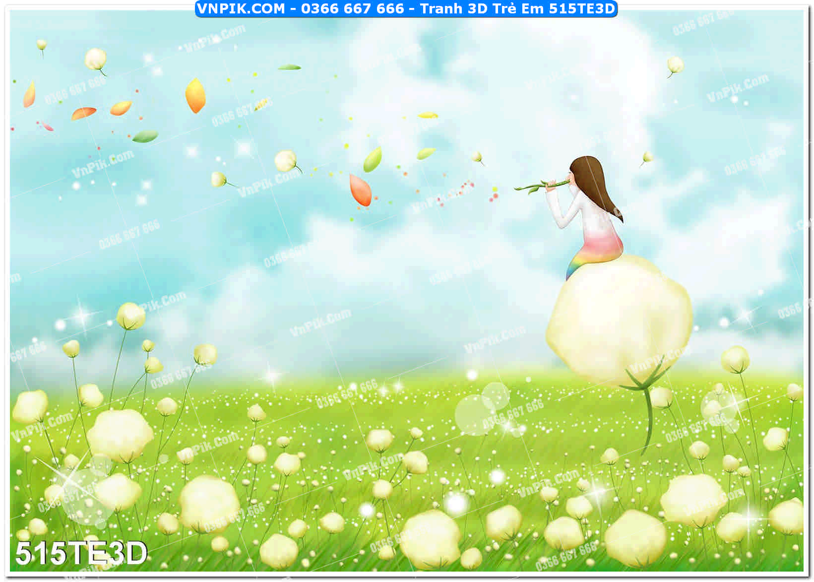 Tranh 3D Trẻ Em 515TE3D