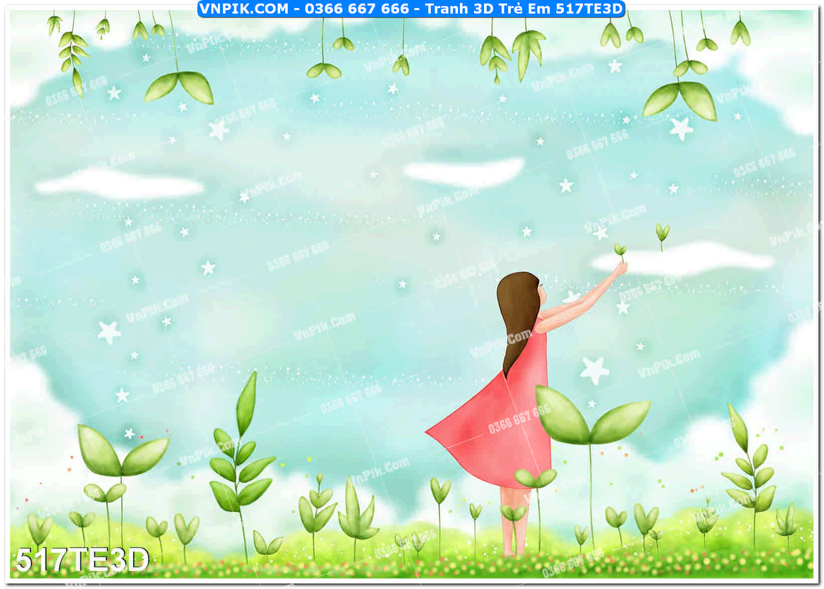 Tranh 3D Trẻ Em 517TE3D