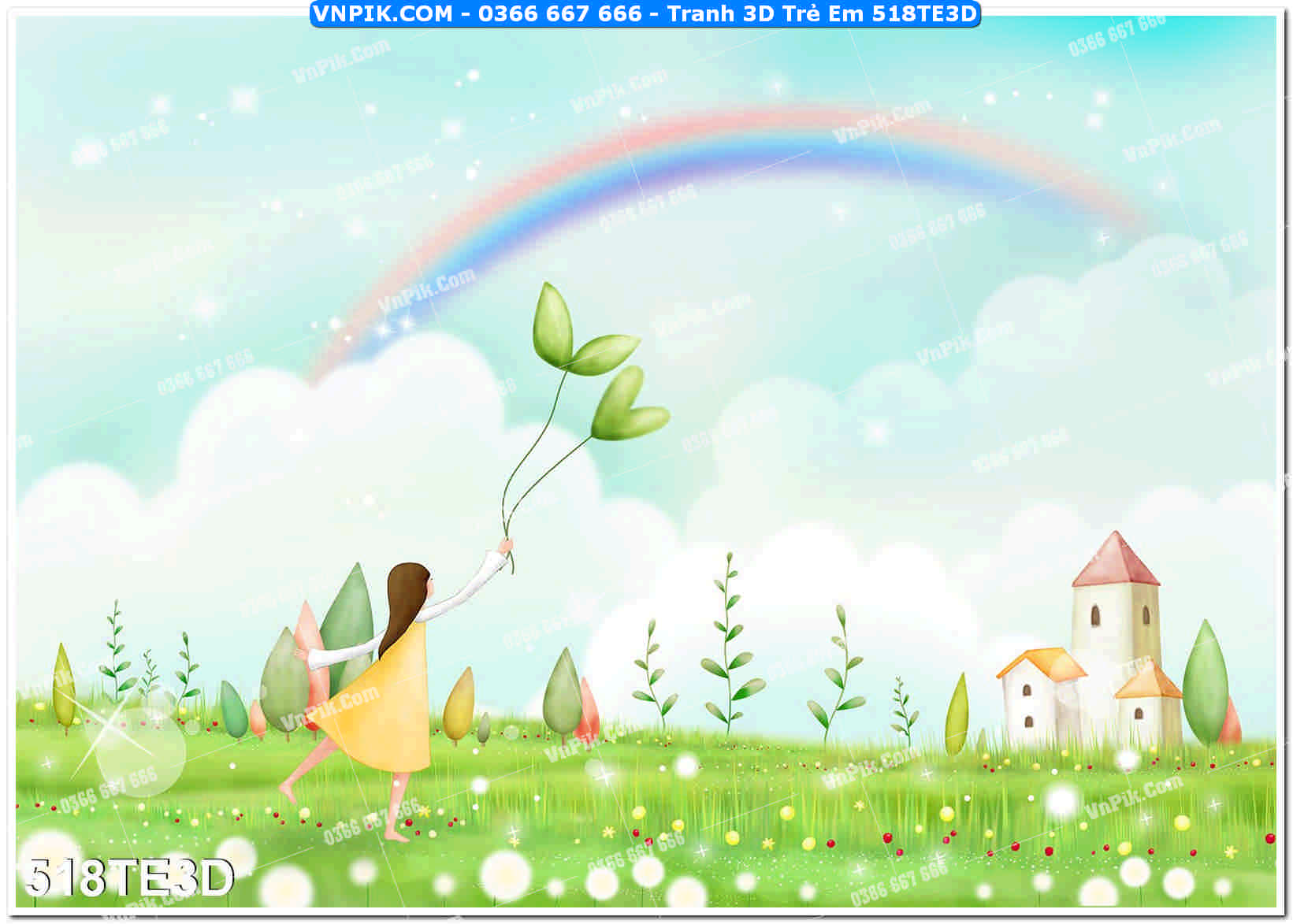 Tranh 3D Trẻ Em 518TE3D