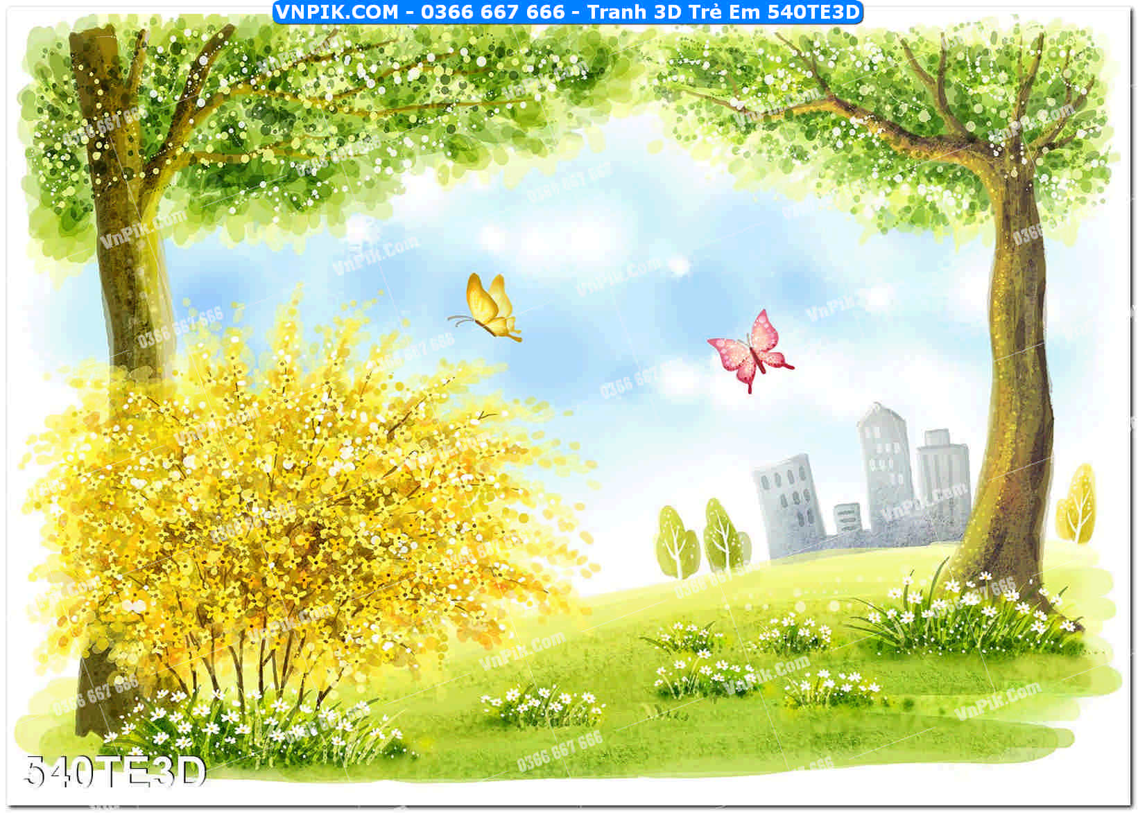 Tranh 3D Trẻ Em 540TE3D