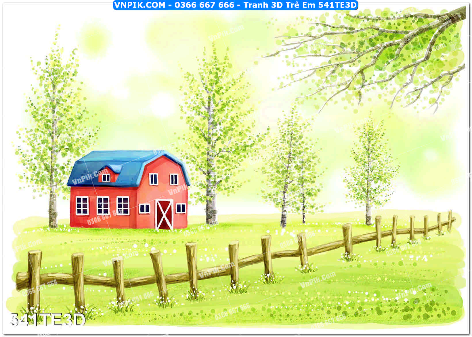 Tranh 3D Trẻ Em 541TE3D