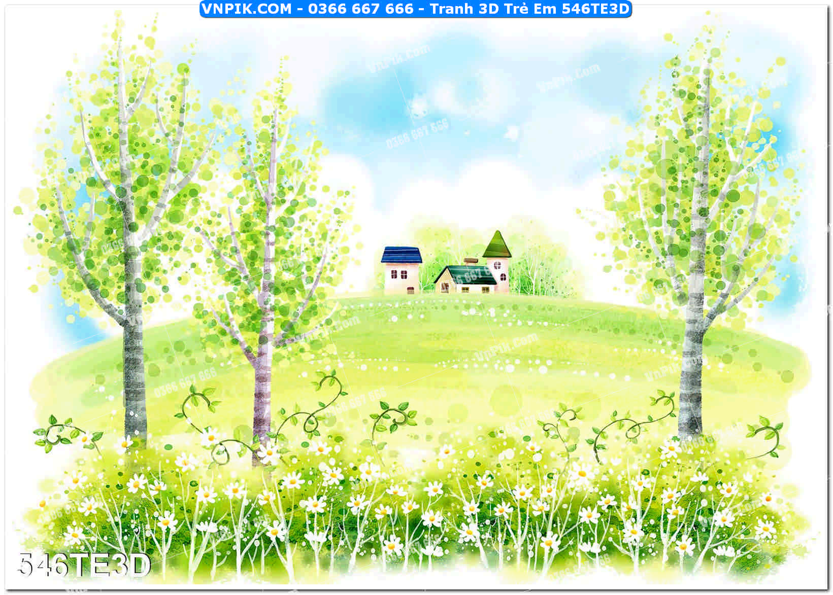 Tranh 3D Trẻ Em 546TE3D