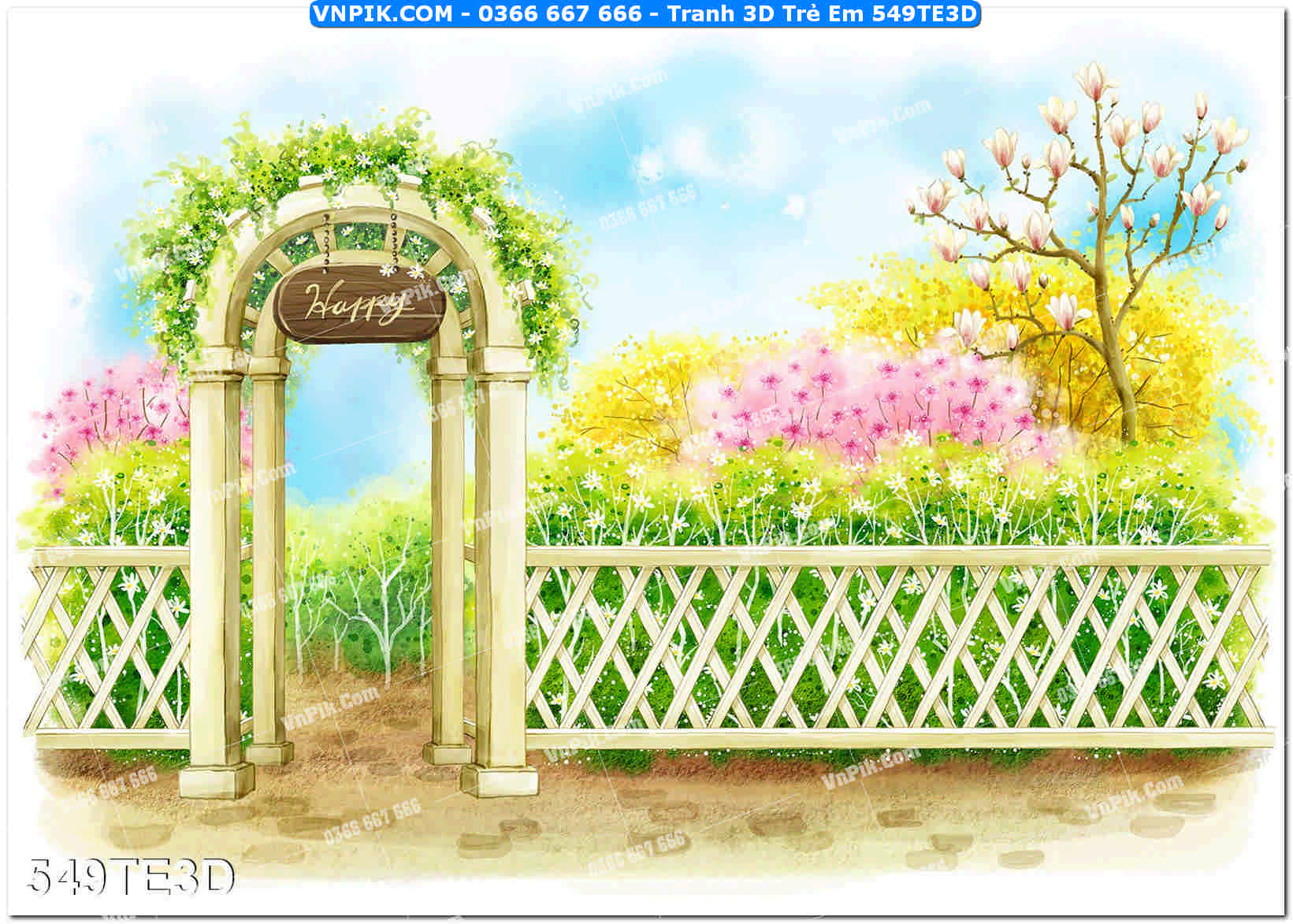 Tranh 3D Trẻ Em 549TE3D