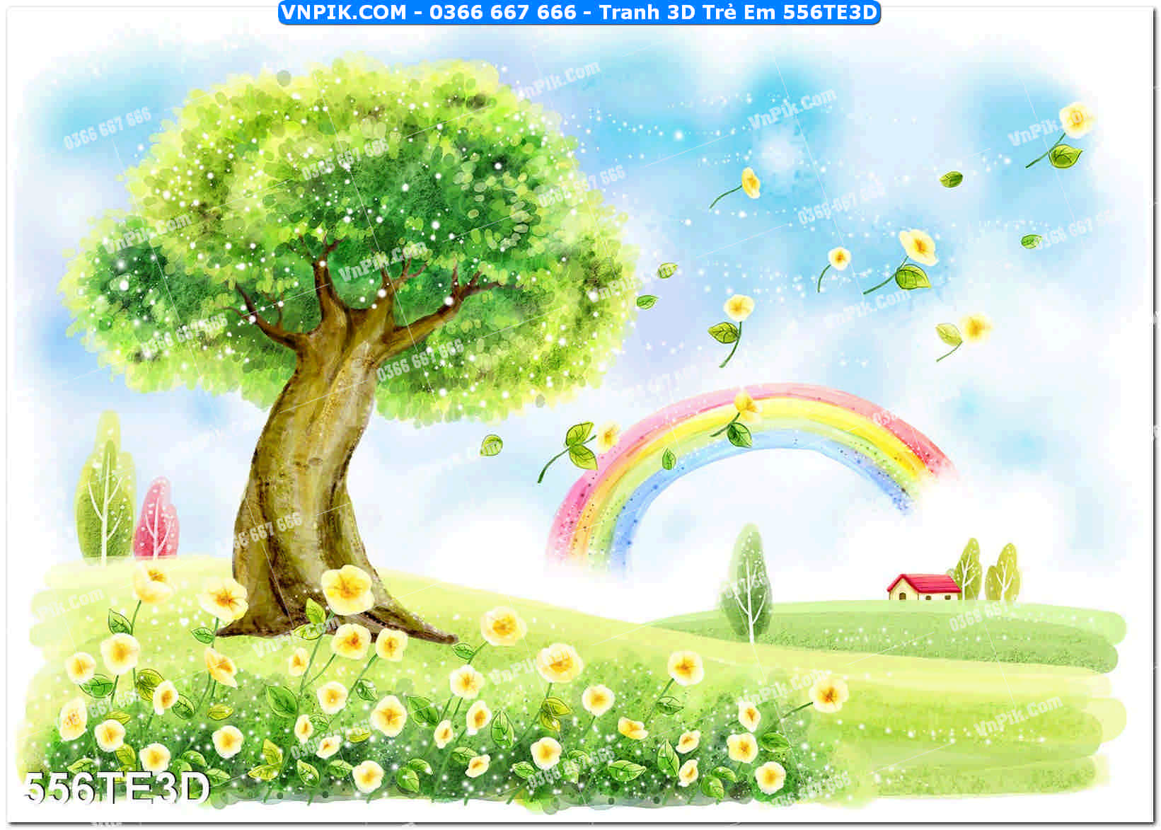 Tranh 3D Trẻ Em 556TE3D