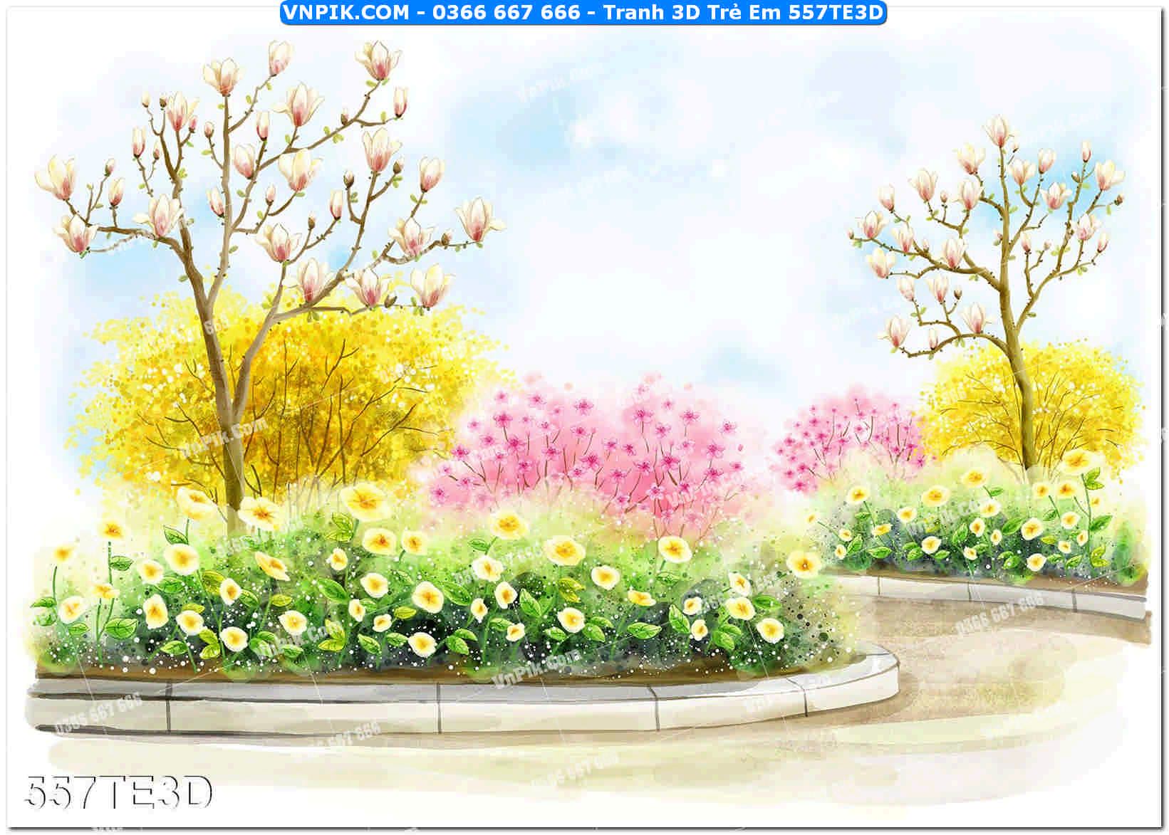 Tranh 3D Trẻ Em 557TE3D