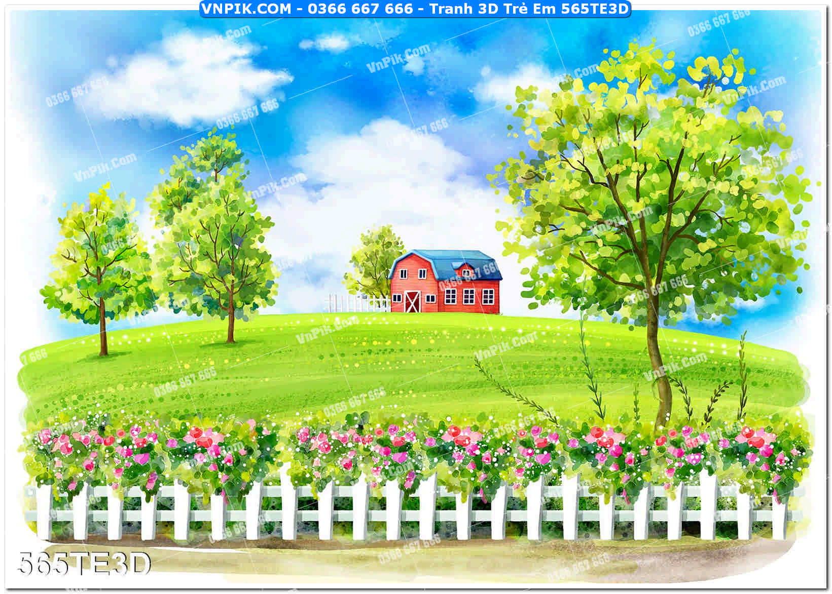 Tranh 3D Trẻ Em 565TE3D