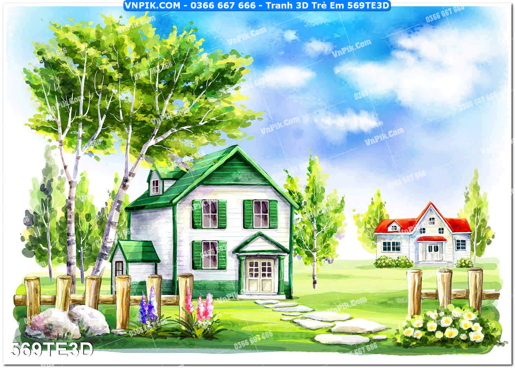 Tranh 3D Trẻ Em 569TE3D