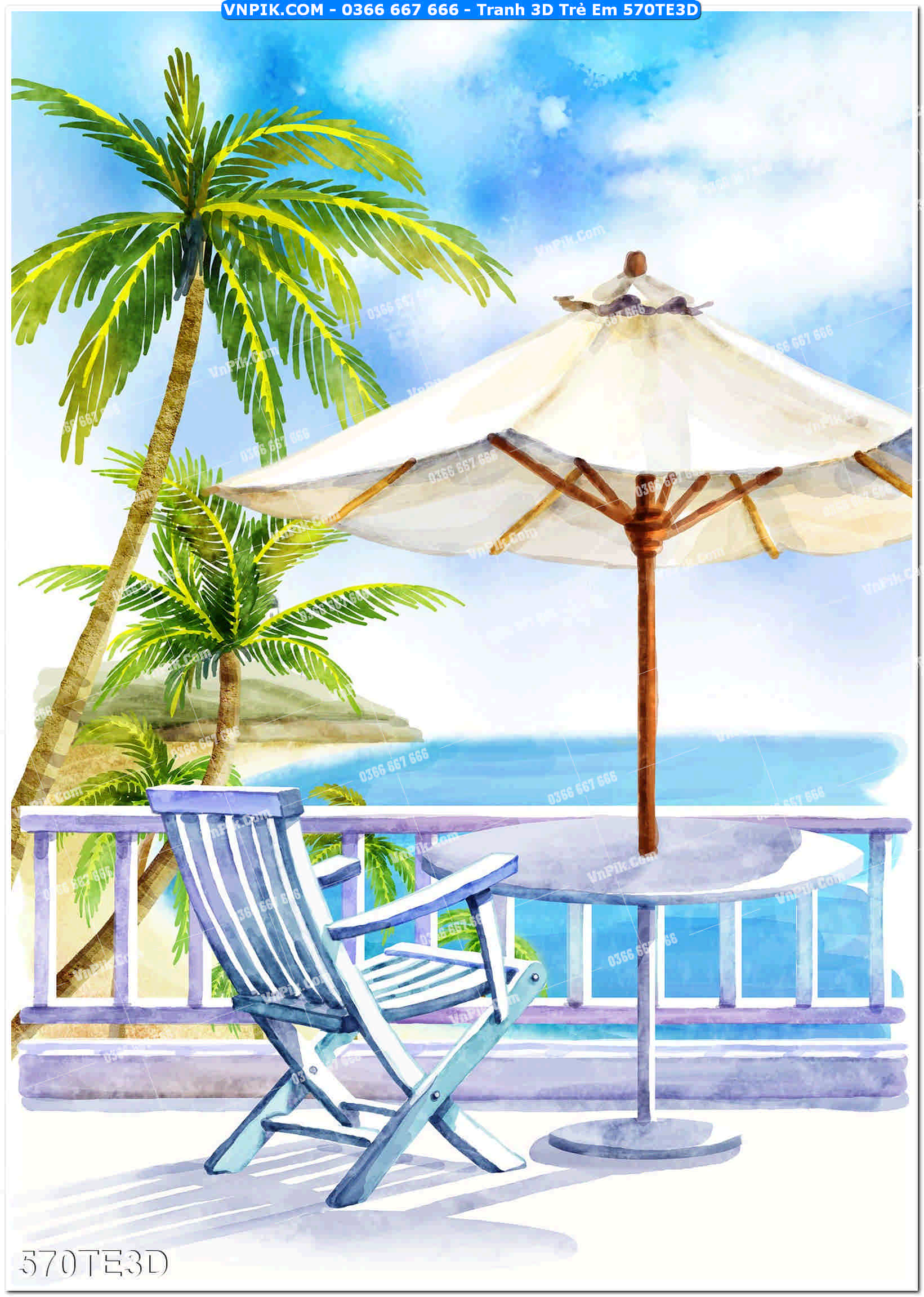 Tranh 3D Trẻ Em 570TE3D