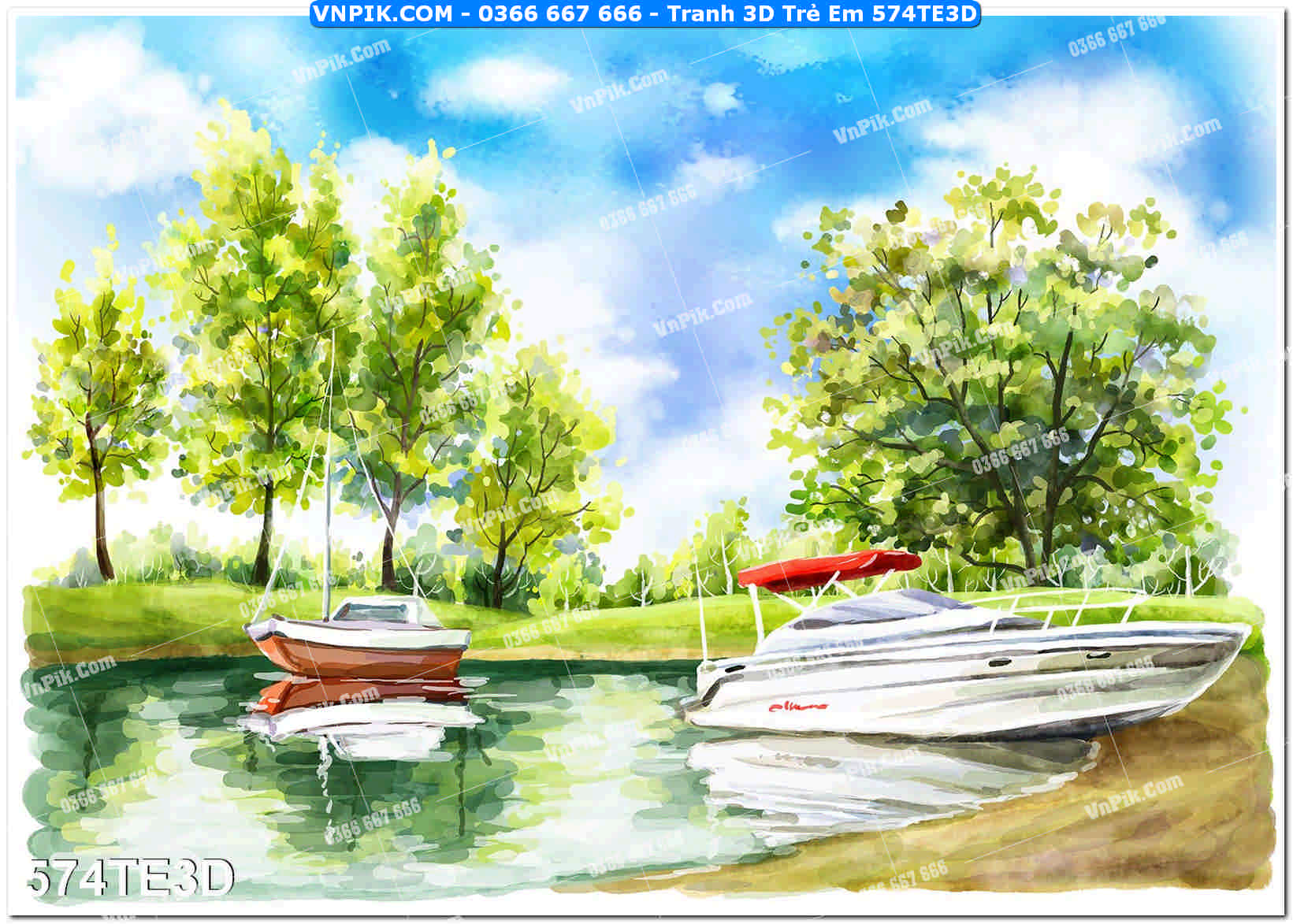 Tranh 3D Trẻ Em 574TE3D