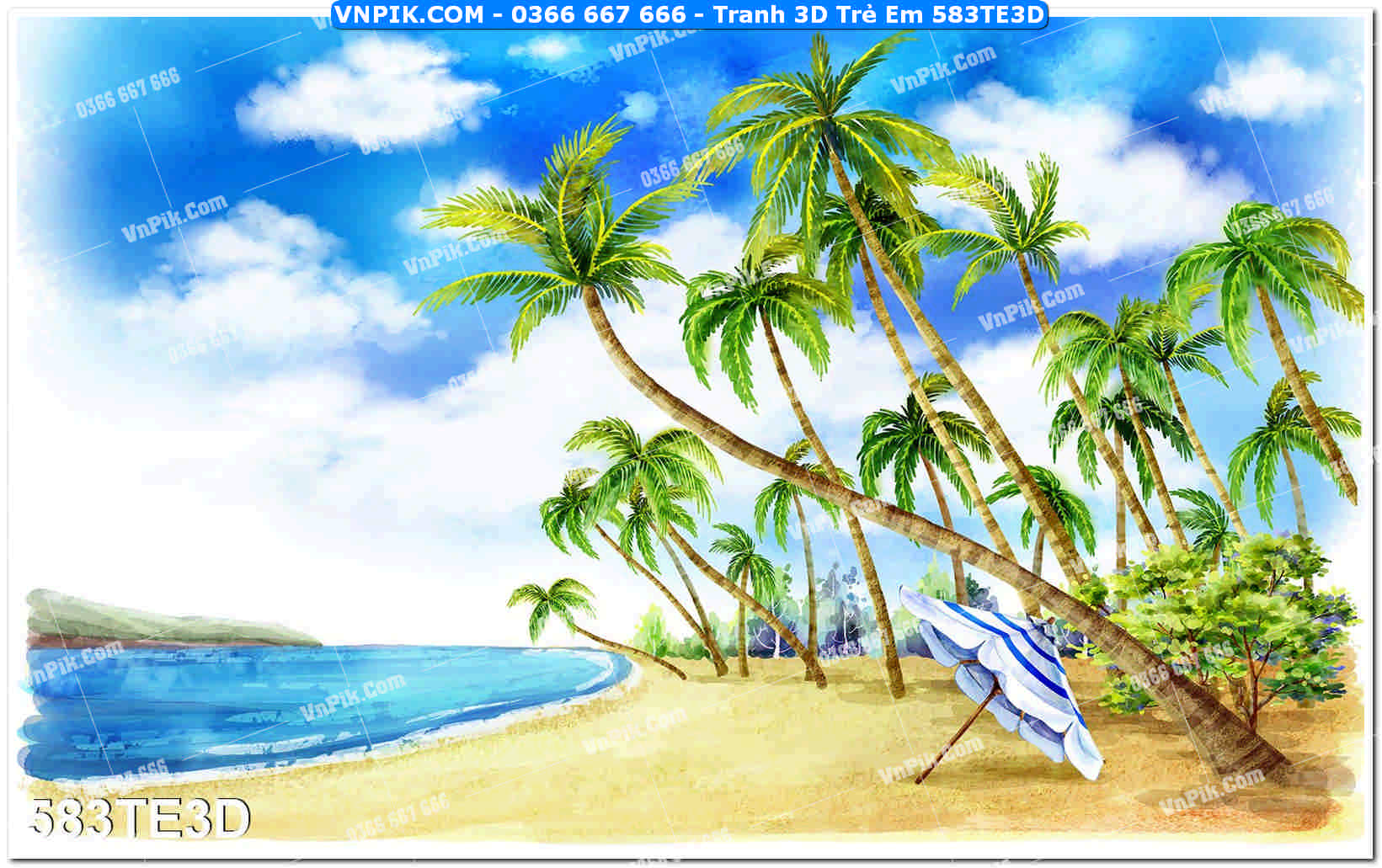 Tranh 3D Trẻ Em 583TE3D