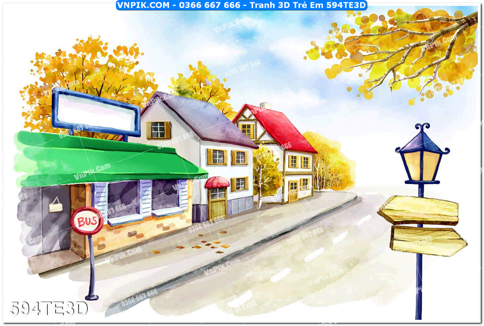 Tranh 3D Trẻ Em 594TE3D