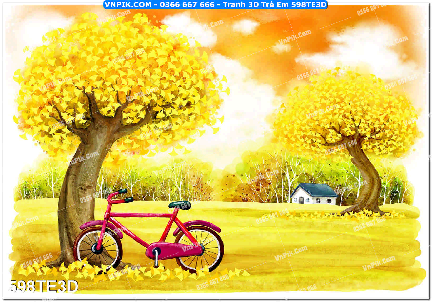 Tranh 3D Trẻ Em 598TE3D