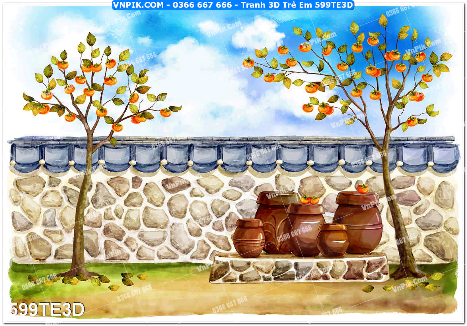 Tranh 3D Trẻ Em 599TE3D