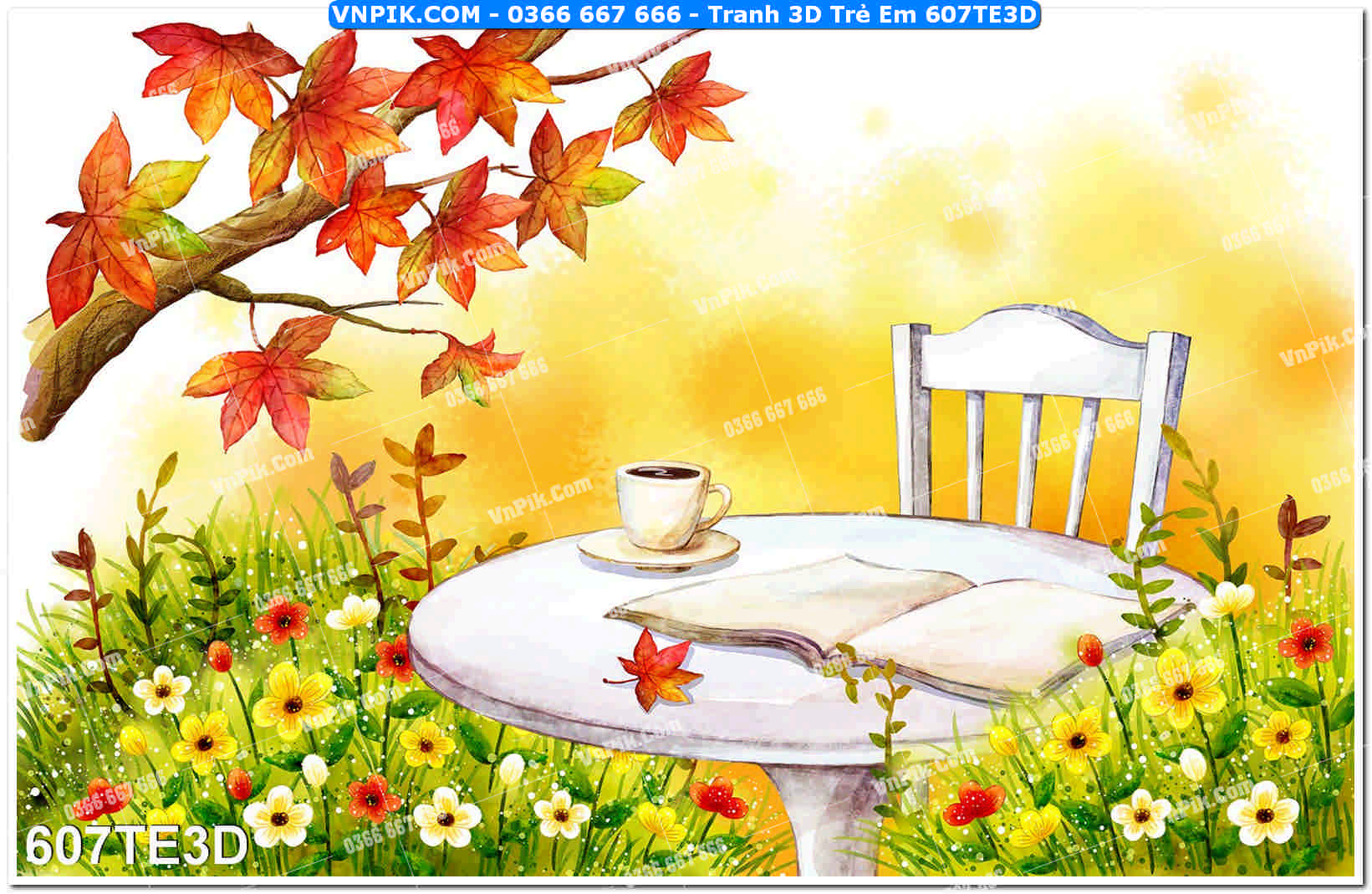 Tranh 3D Trẻ Em 607TE3D