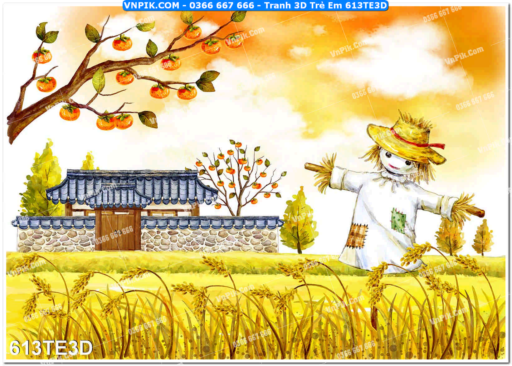 Tranh 3D Trẻ Em 613TE3D