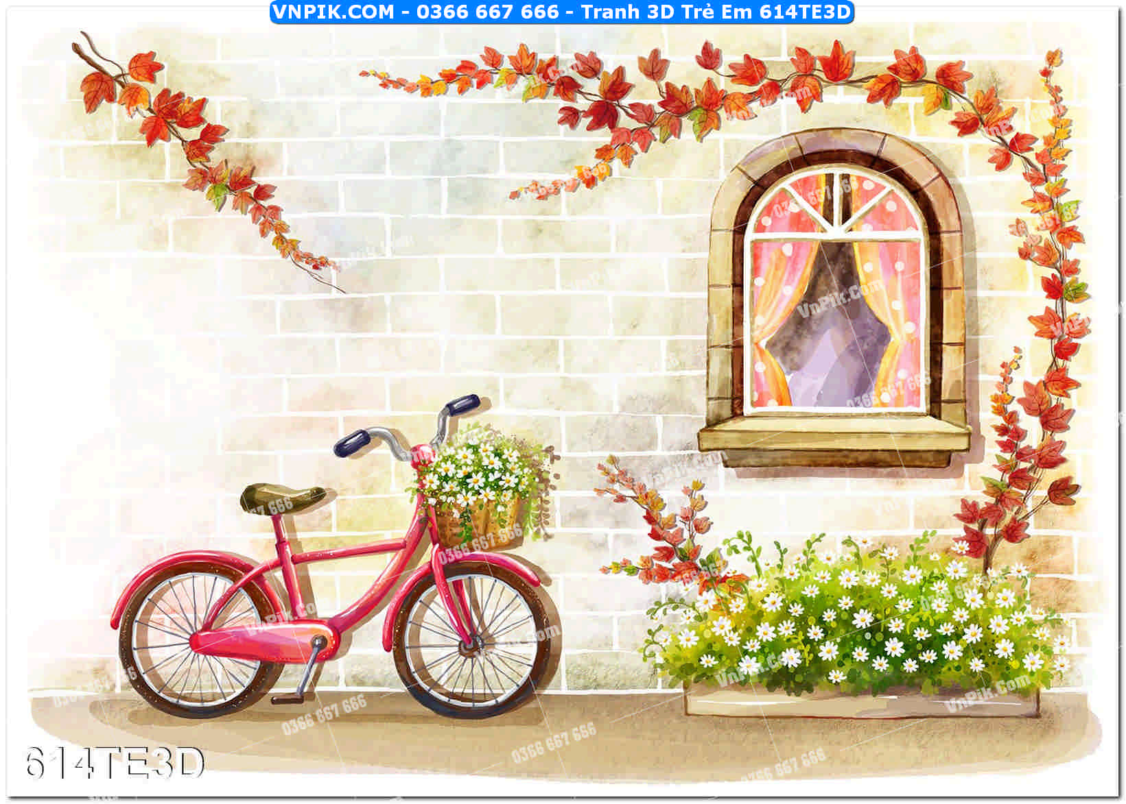 Tranh 3D Trẻ Em 614TE3D