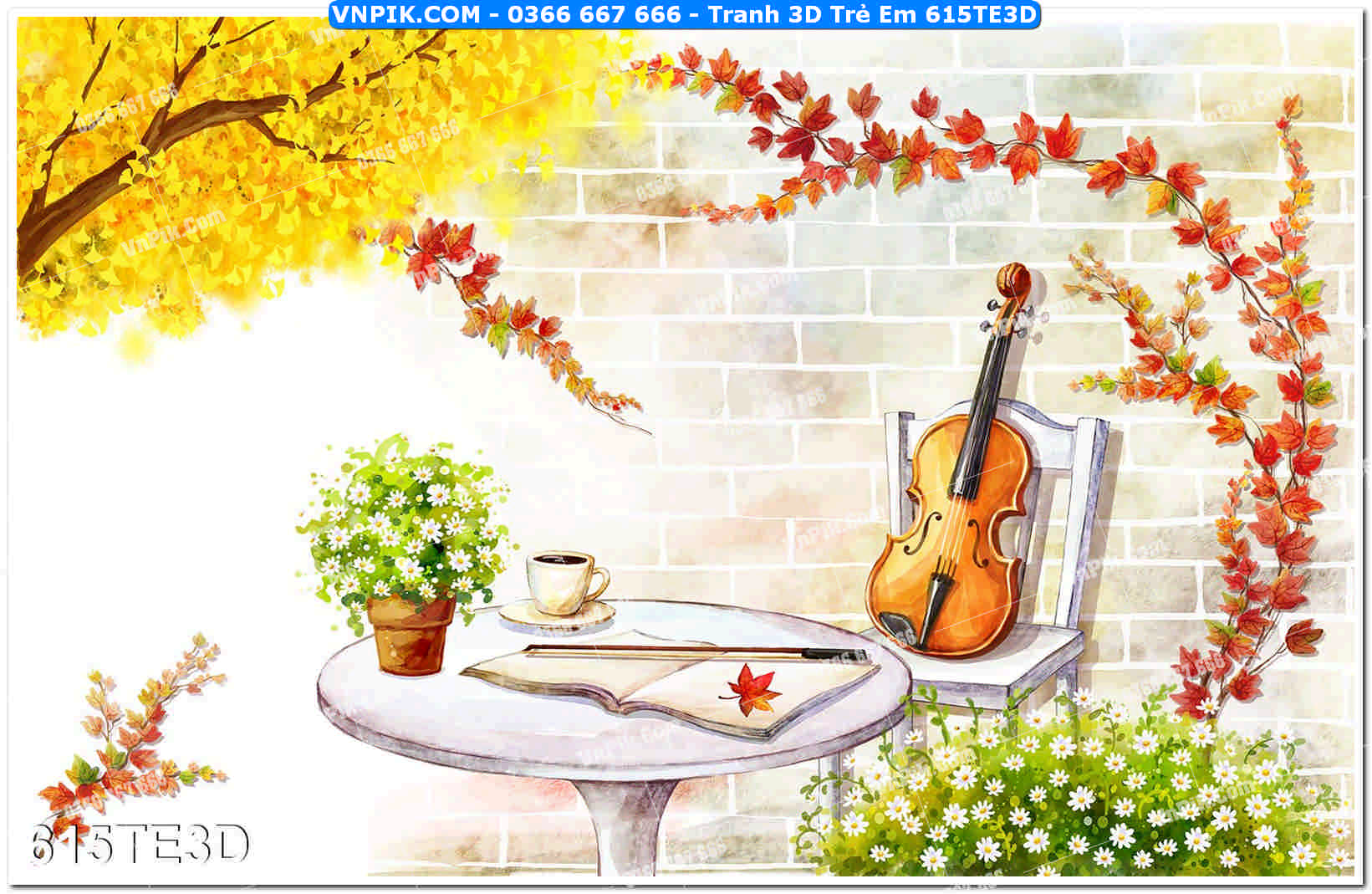 Tranh 3D Trẻ Em 615TE3D