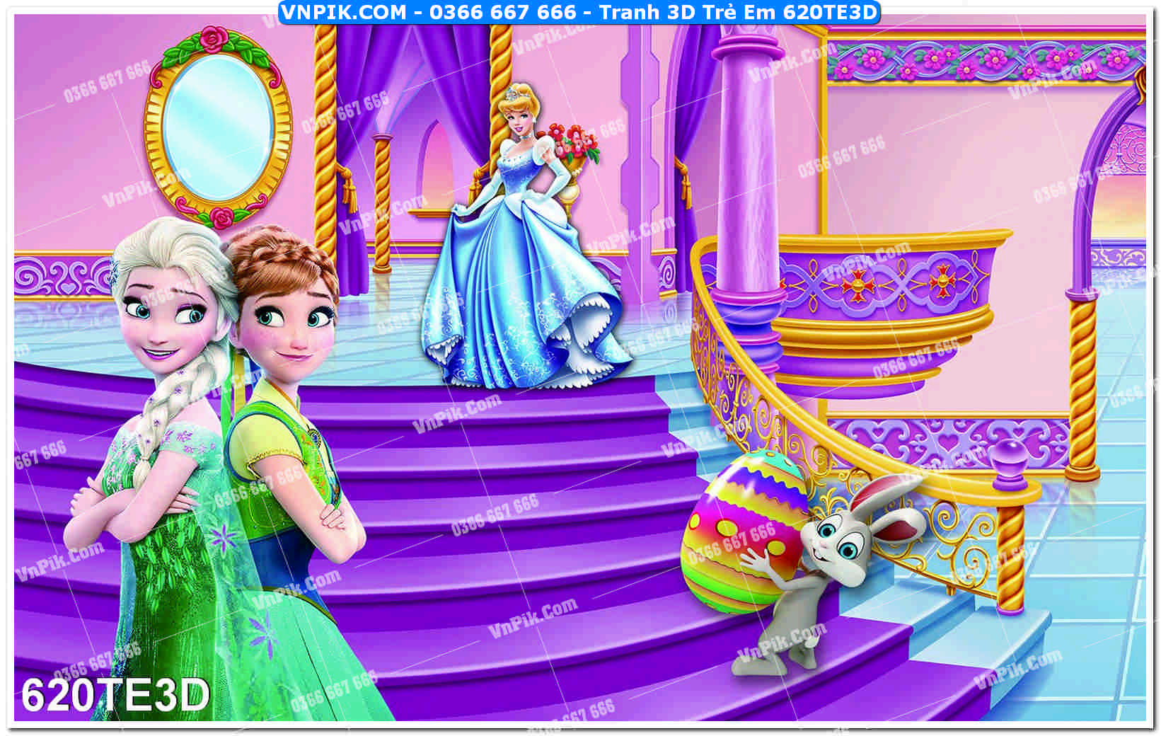 Tranh 3D Trẻ Em 620TE3D