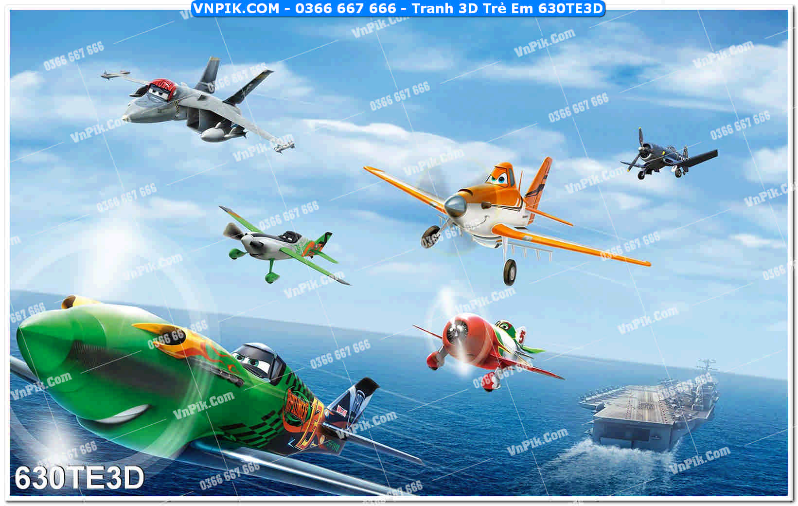 Tranh 3D Trẻ Em 630TE3D