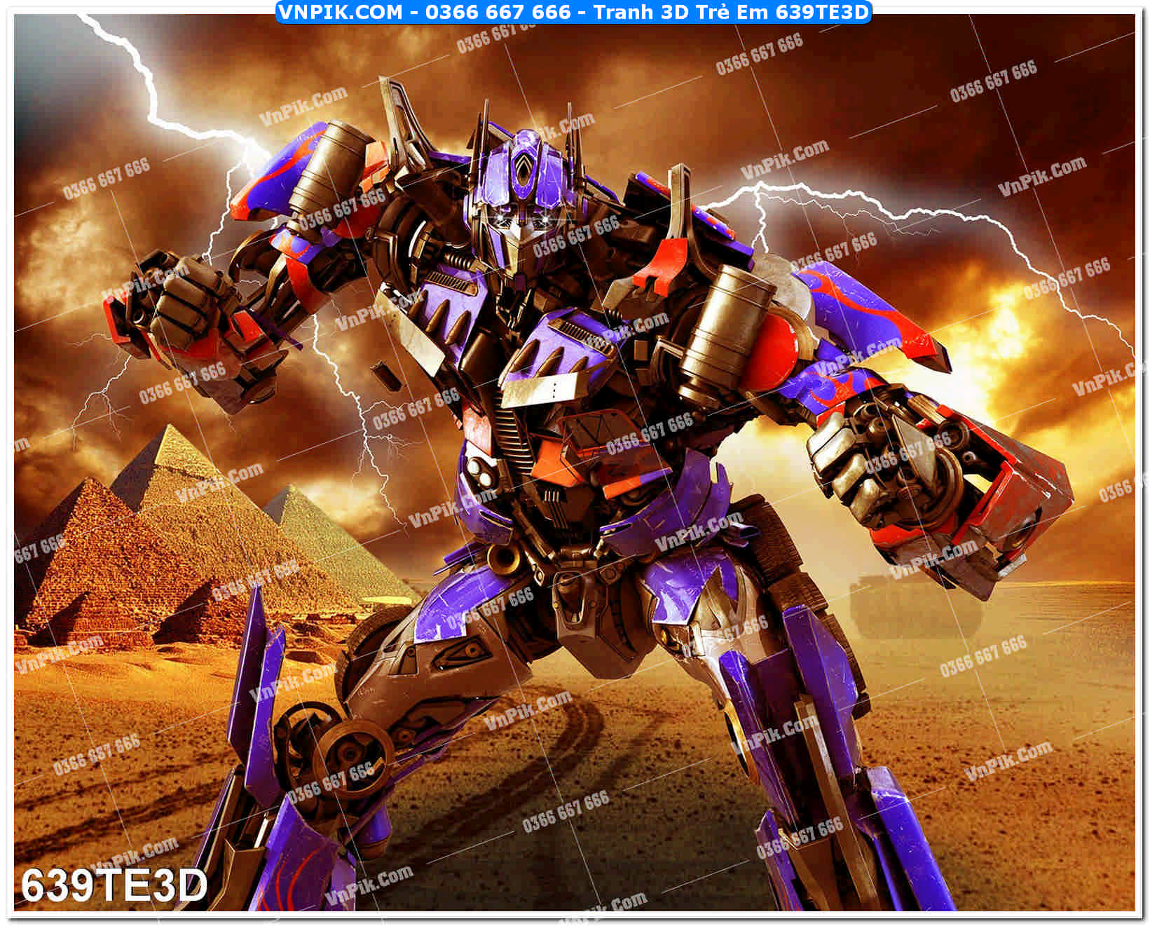 Tranh 3D Trẻ Em 639TE3D