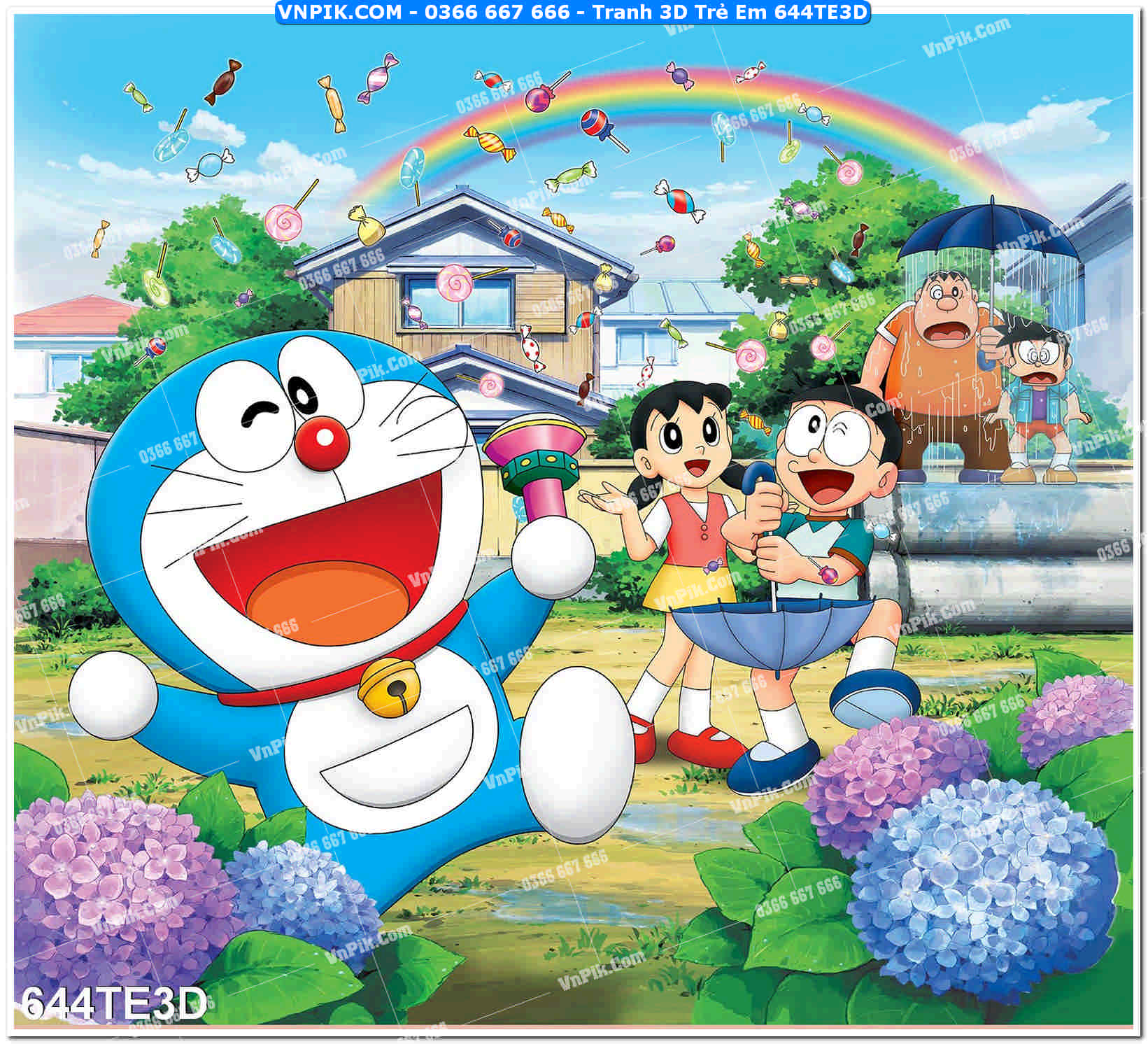 Tranh 3D Trẻ Em 644TE3D