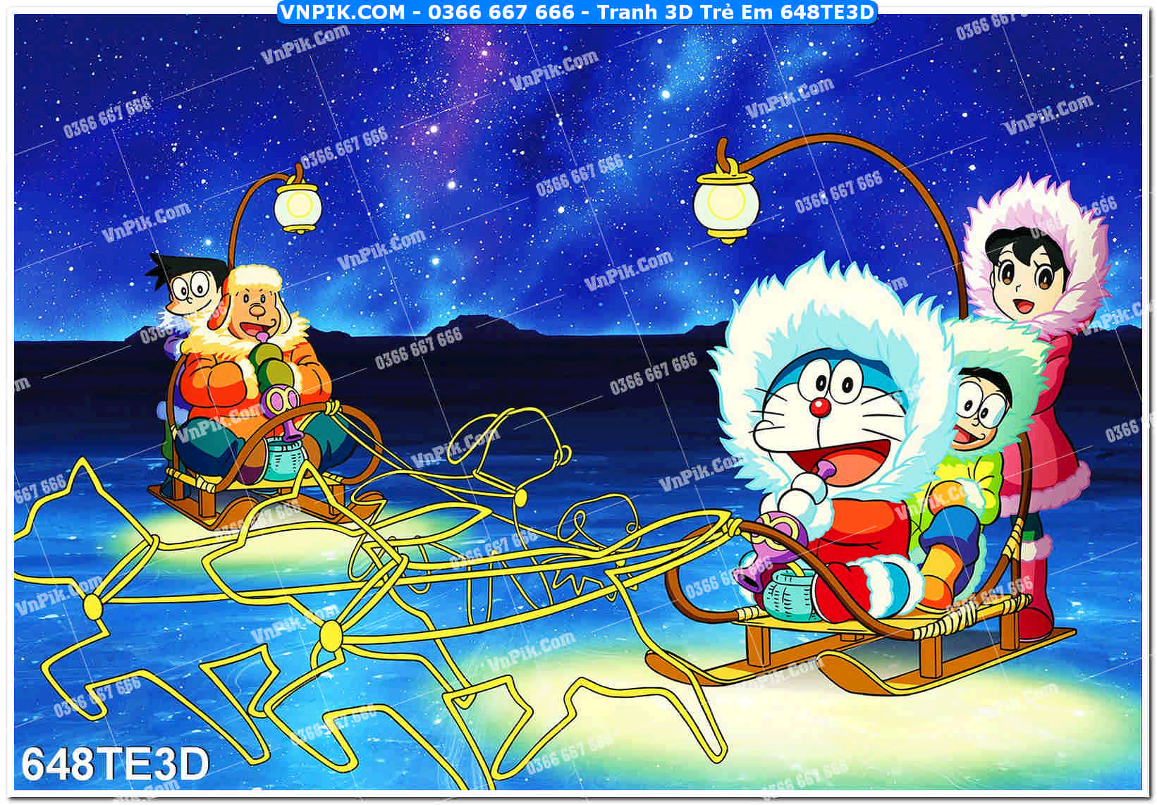 Tranh 3D Trẻ Em 648TE3D