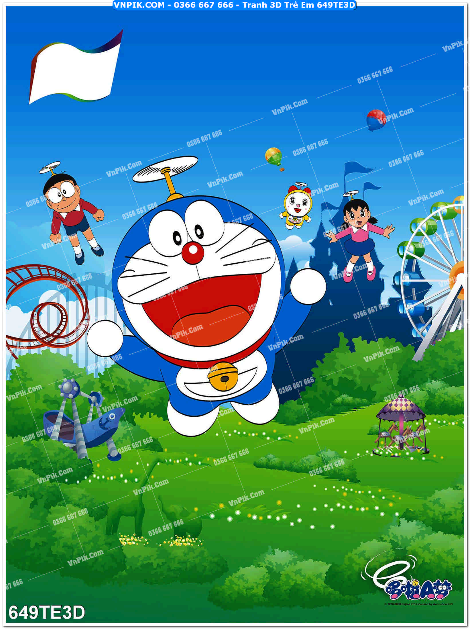 Tranh 3D Trẻ Em 649TE3D