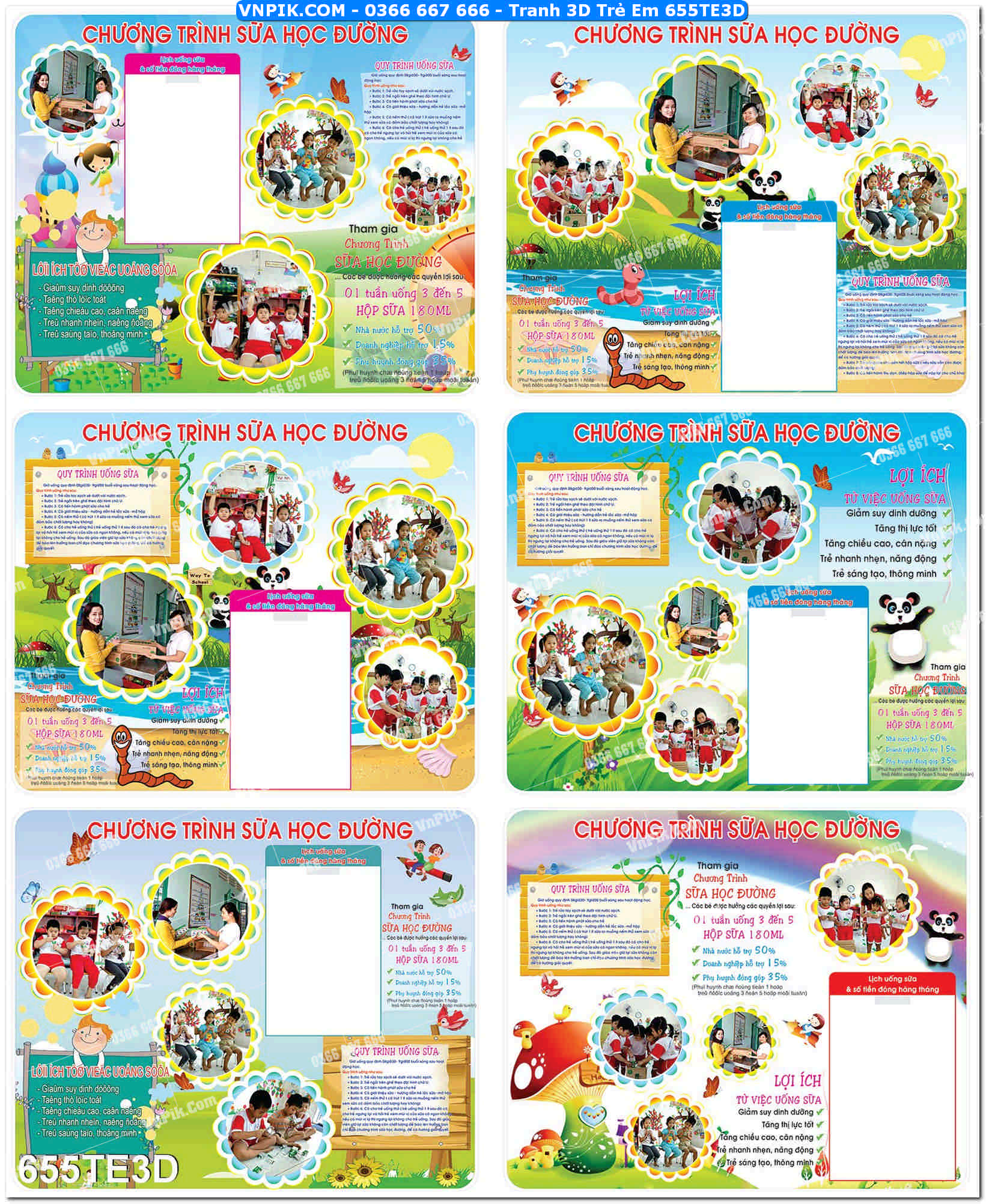 Tranh 3D Trẻ Em 655TE3D