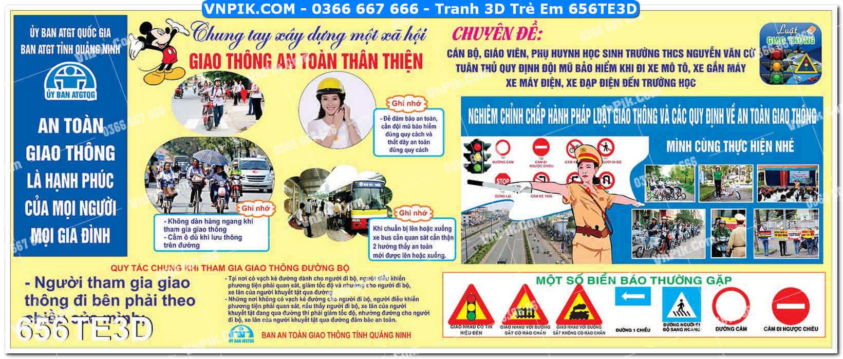 Tranh 3D Trẻ Em 656TE3D