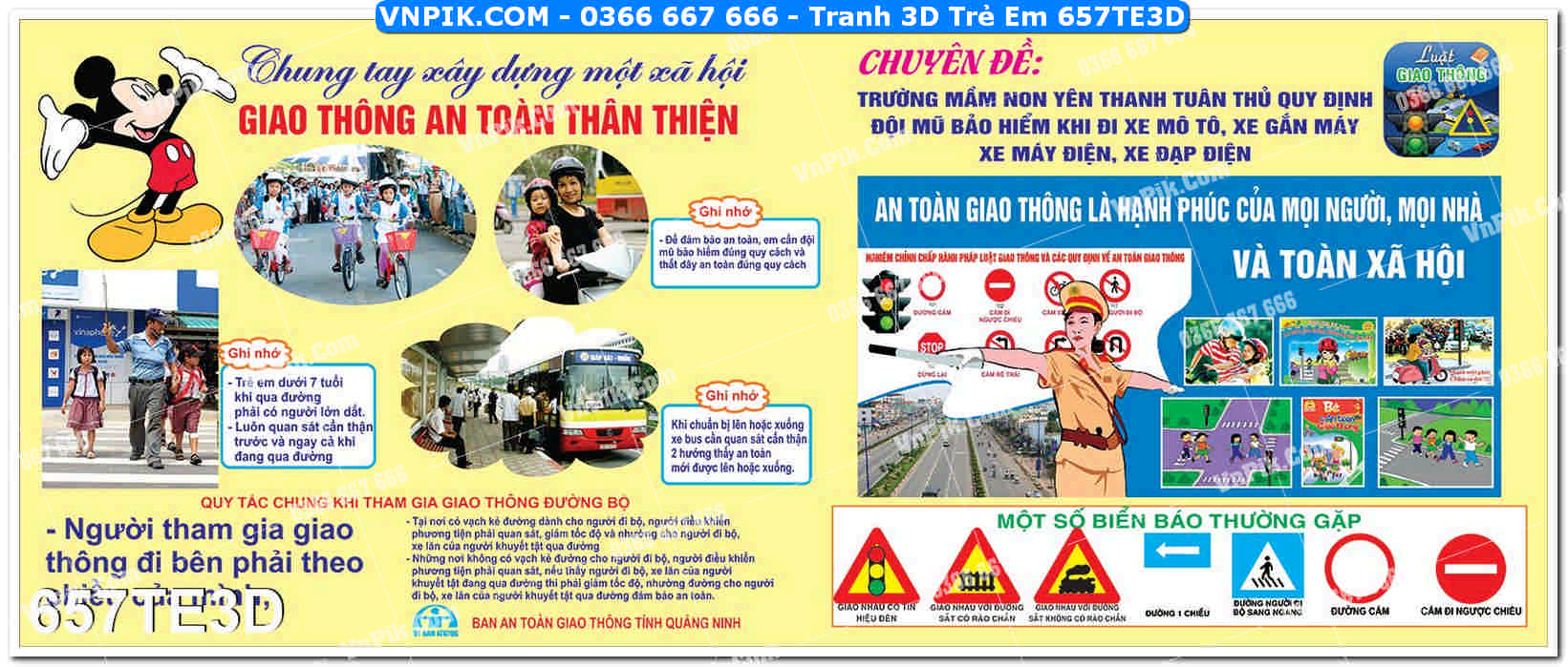 Tranh 3D Trẻ Em 657TE3D