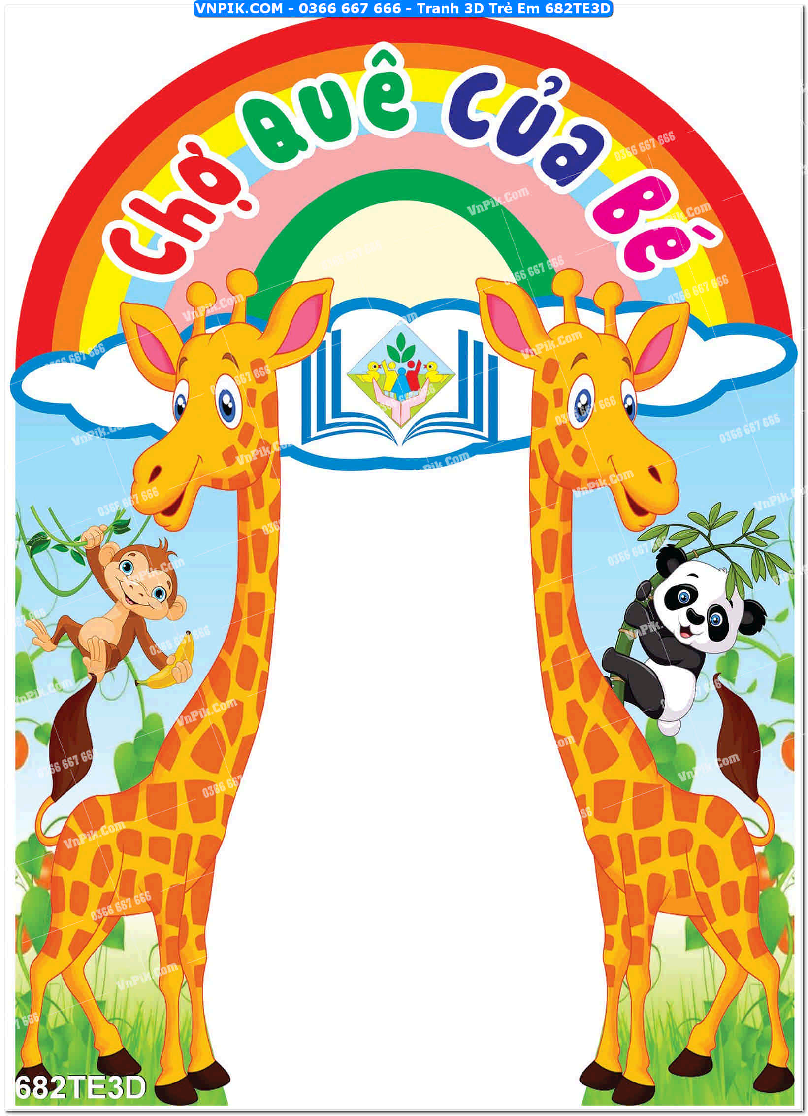 Tranh 3D Trẻ Em 682TE3D