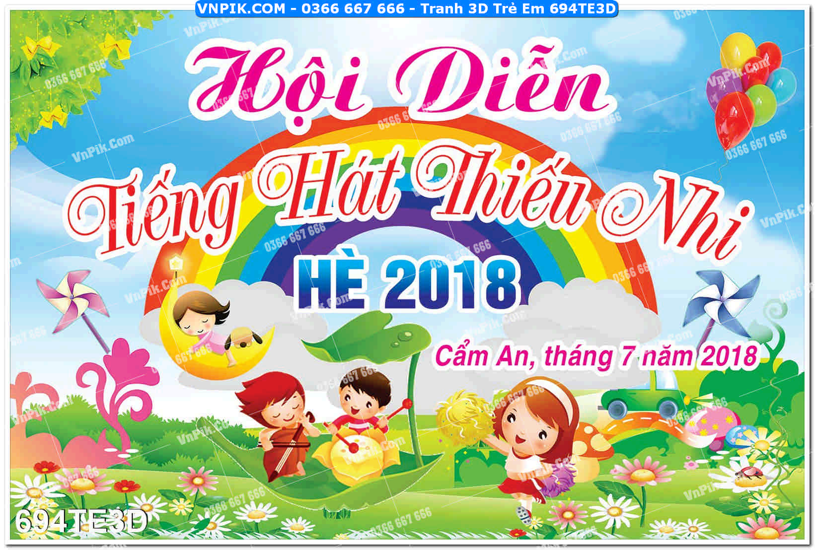Tranh 3D Trẻ Em 694TE3D