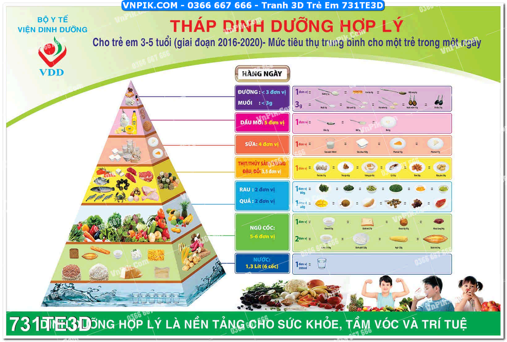 Tranh 3D Trẻ Em 731TE3D