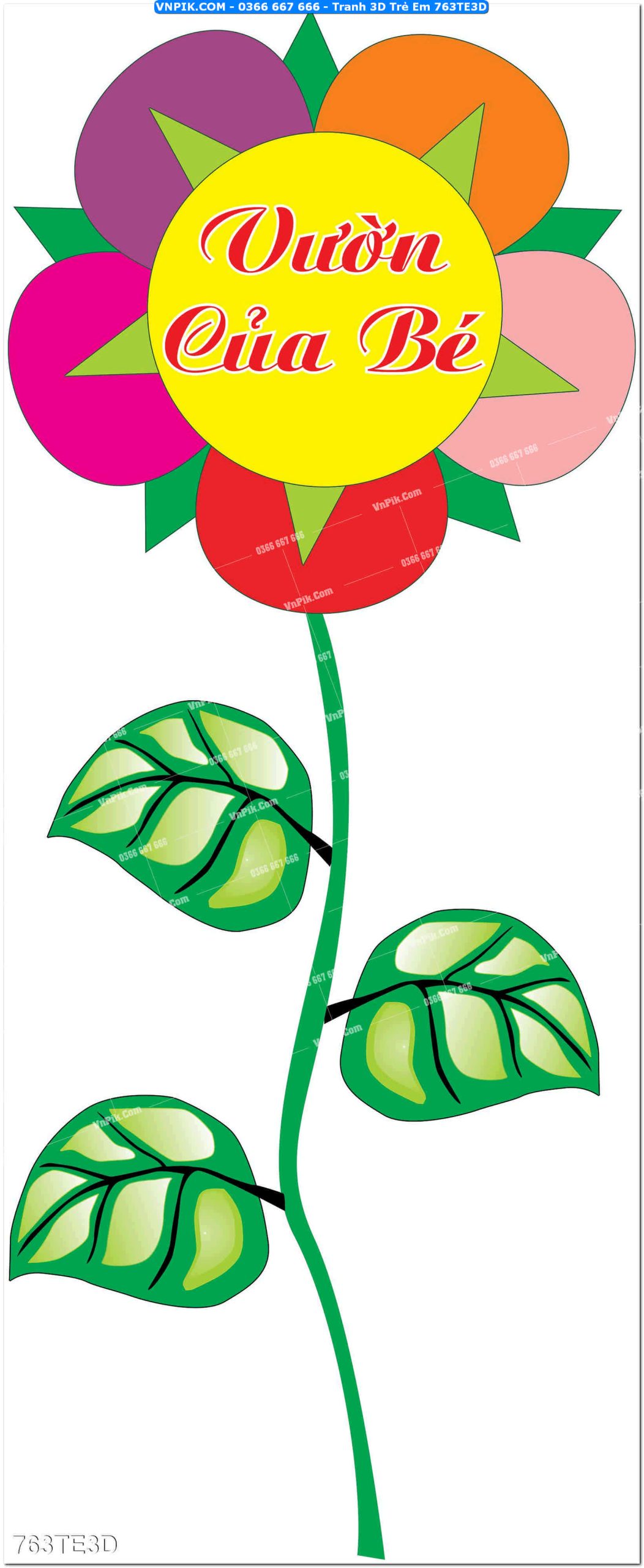 Tranh 3D Trẻ Em 763TE3D