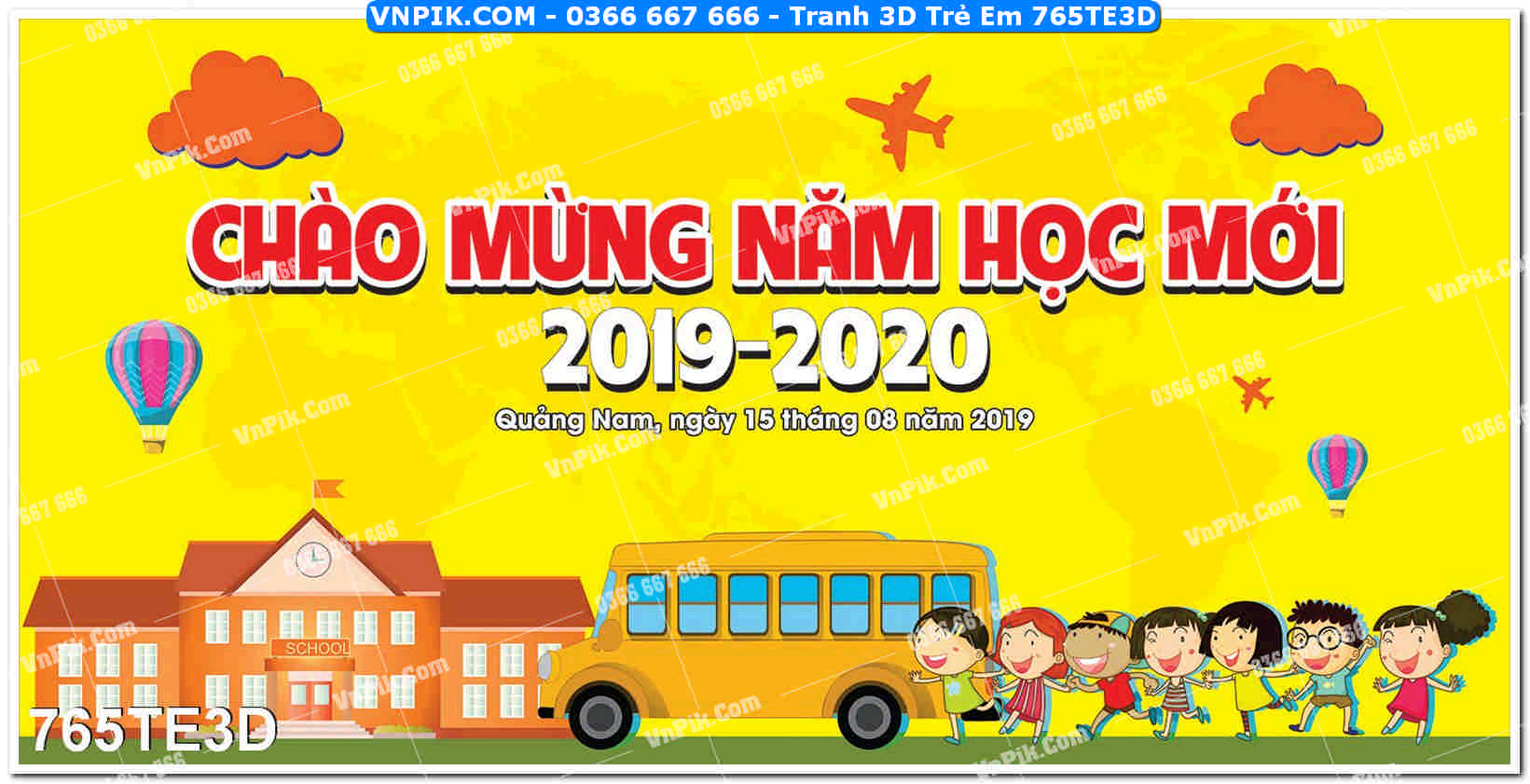 Tranh 3D Trẻ Em 765TE3D