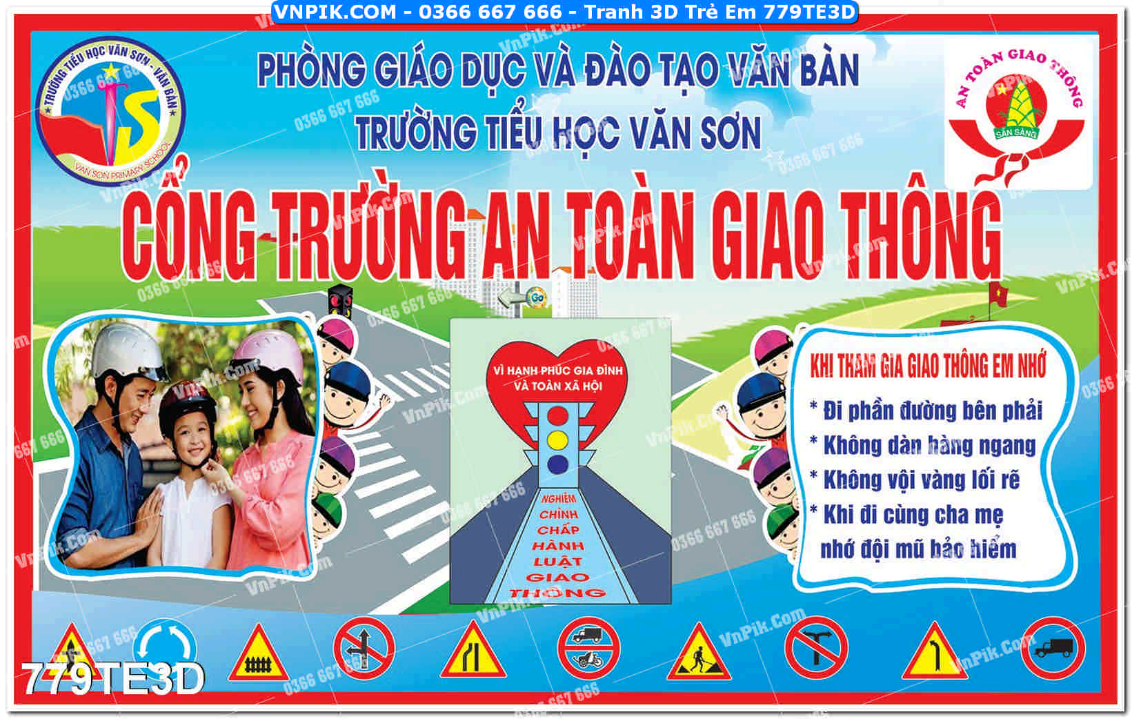 Tranh 3D Trẻ Em 779TE3D