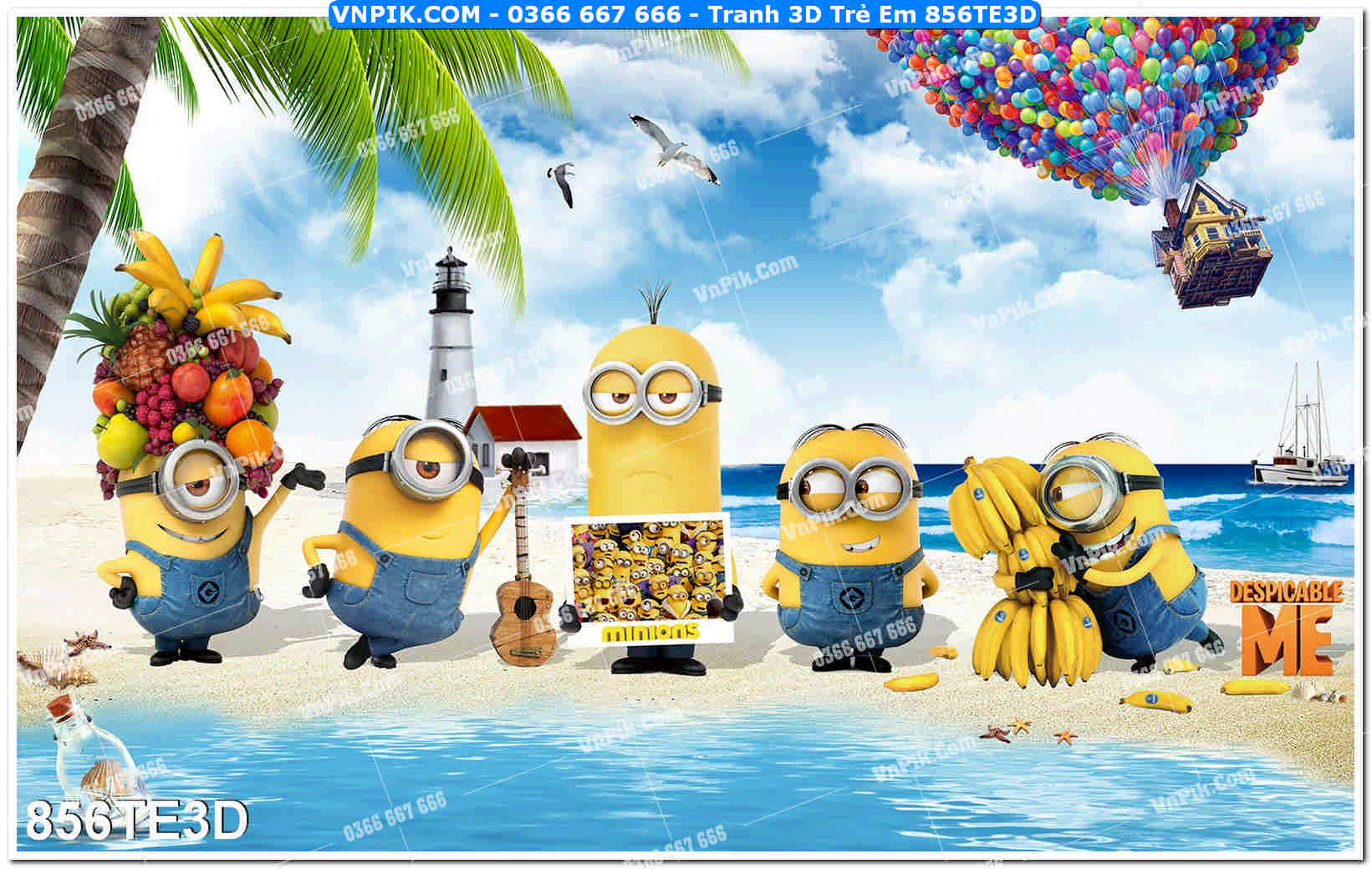 Tranh 3D Trẻ Em 856TE3D