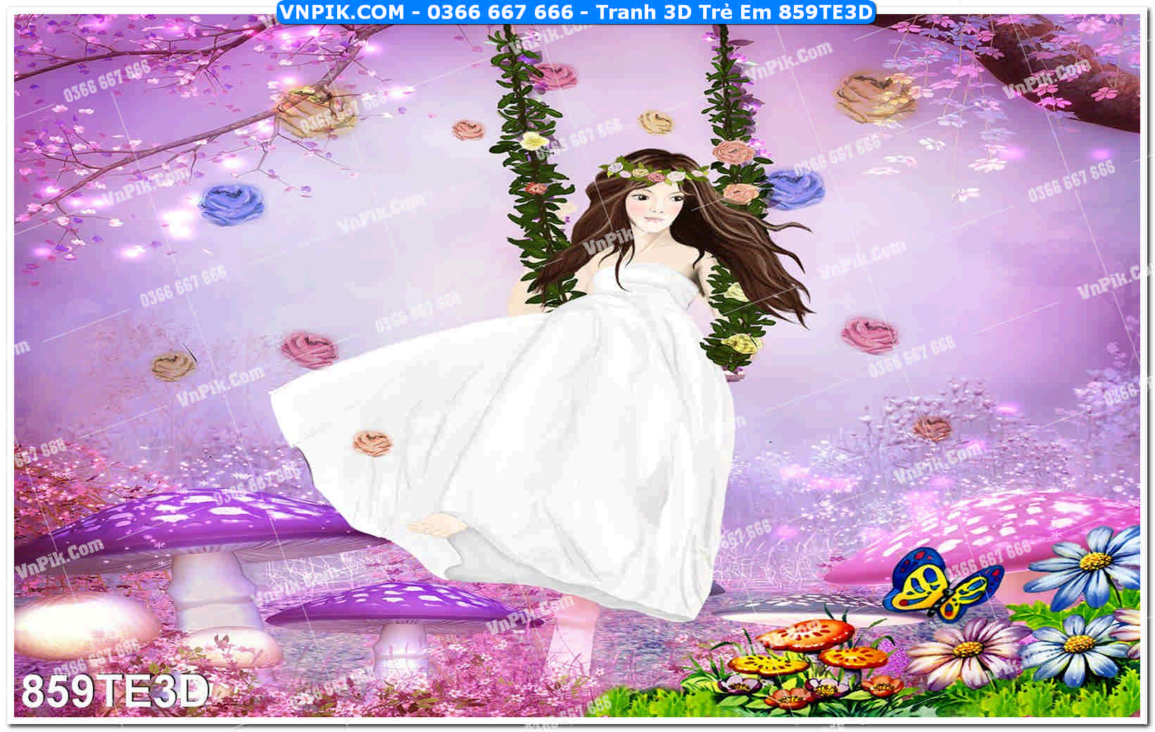 Tranh 3D Trẻ Em 859TE3D