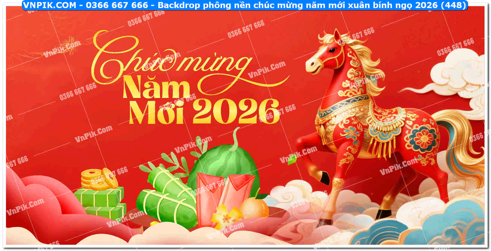 Backdrop phông nền chúc mừng năm mới xuân bính ngọ 2026 (448)