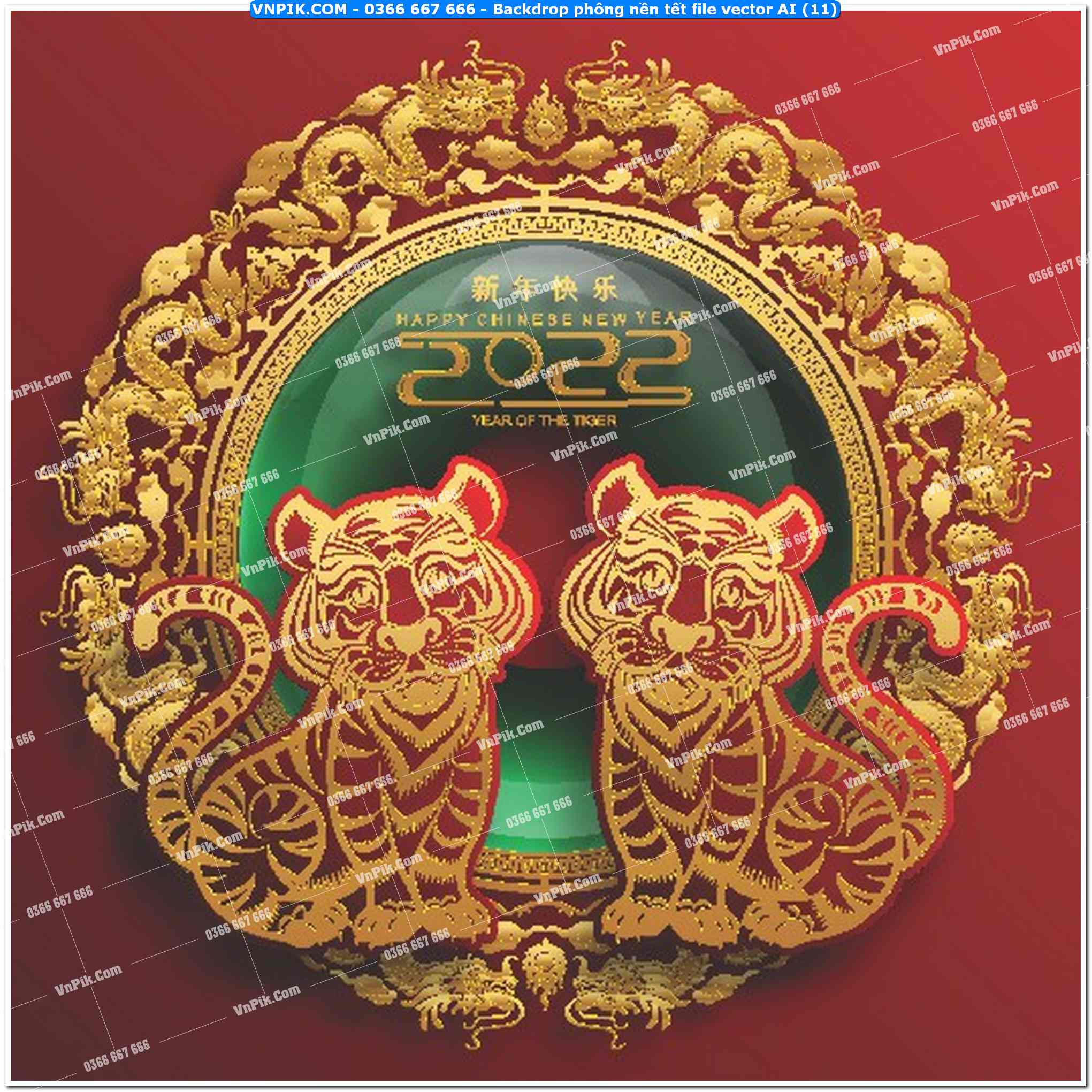 Backdrop phông nền tết file vector AI (11)