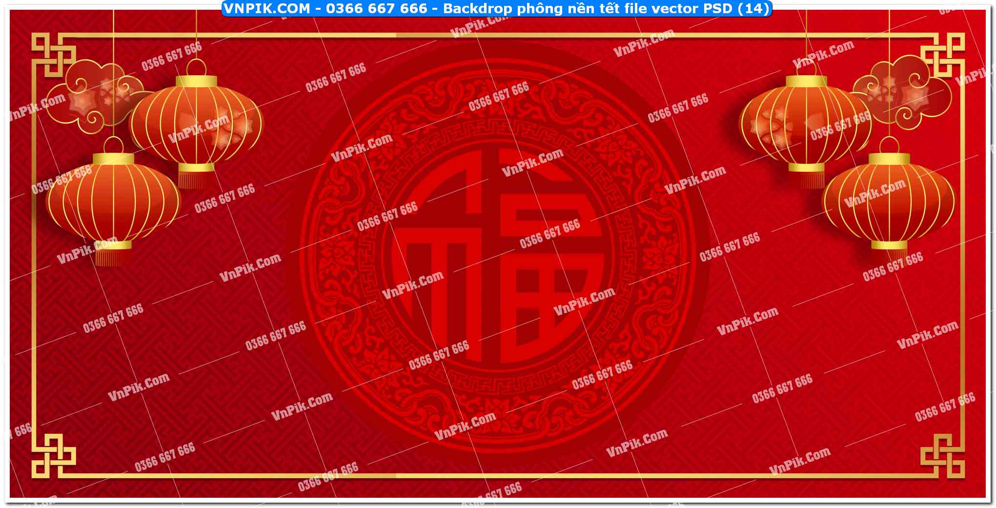 Backdrop phông nền tết file vector PSD (14)