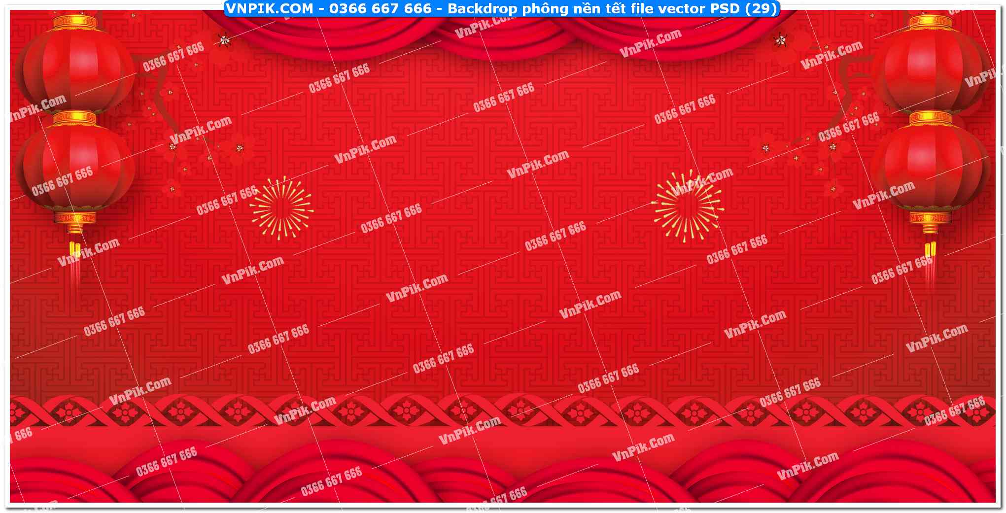 Backdrop phông nền tết file vector PSD (29)