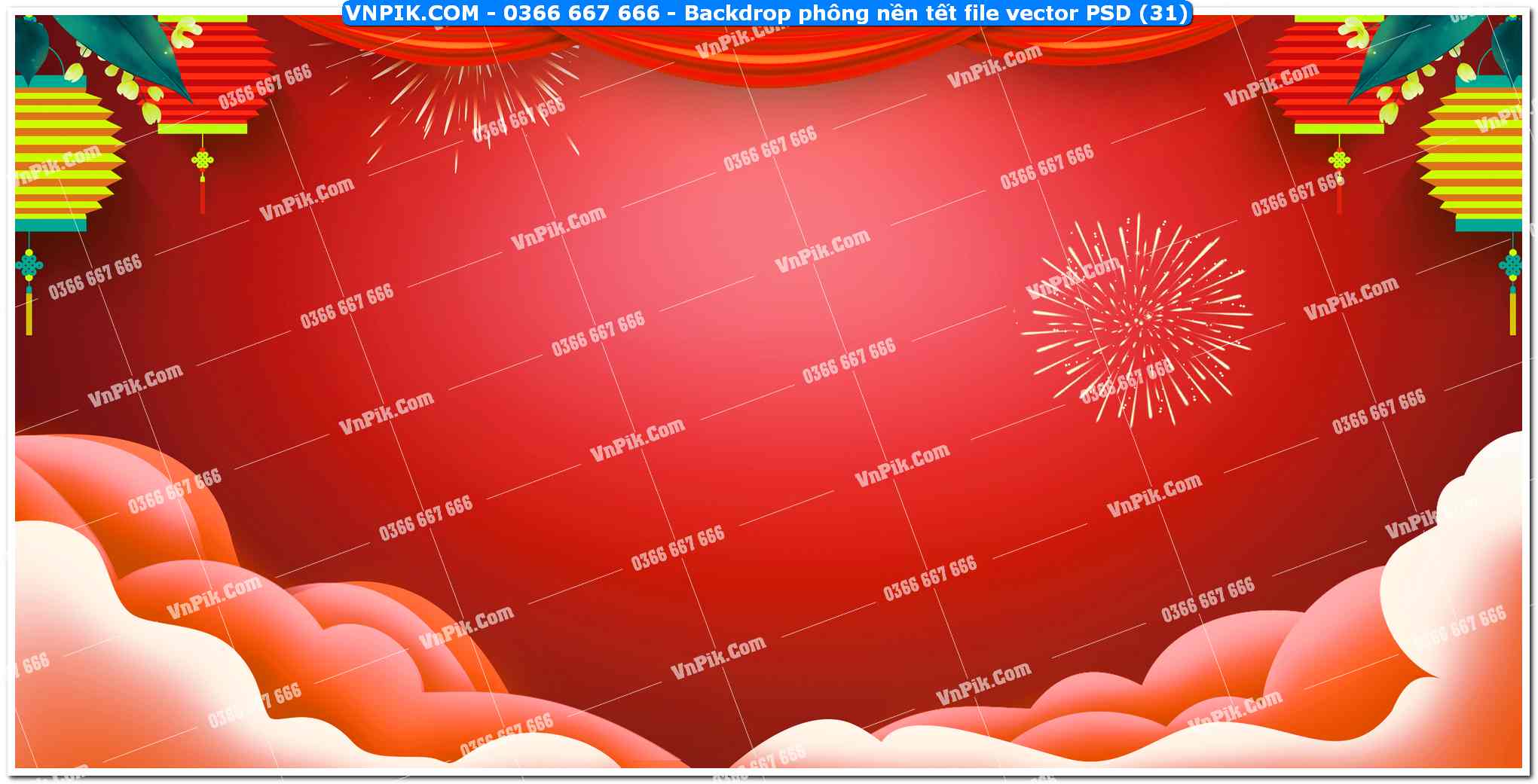 Backdrop phông nền tết file vector PSD (31)