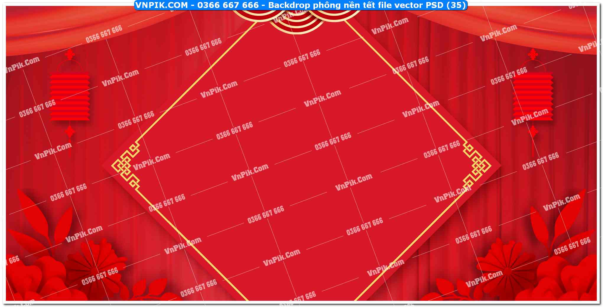 Backdrop phông nền tết file vector PSD (35)