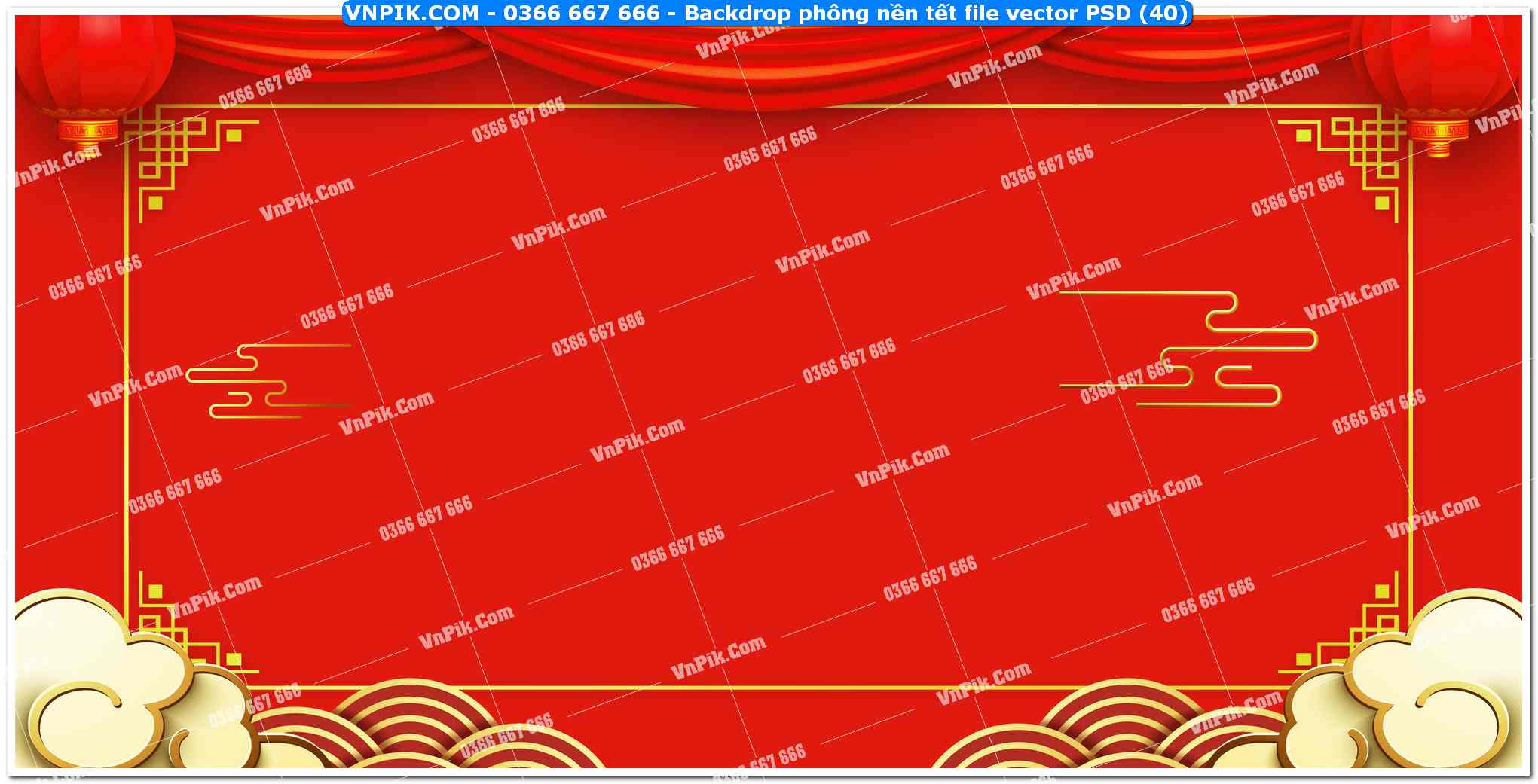 Backdrop phông nền tết file vector PSD (40)